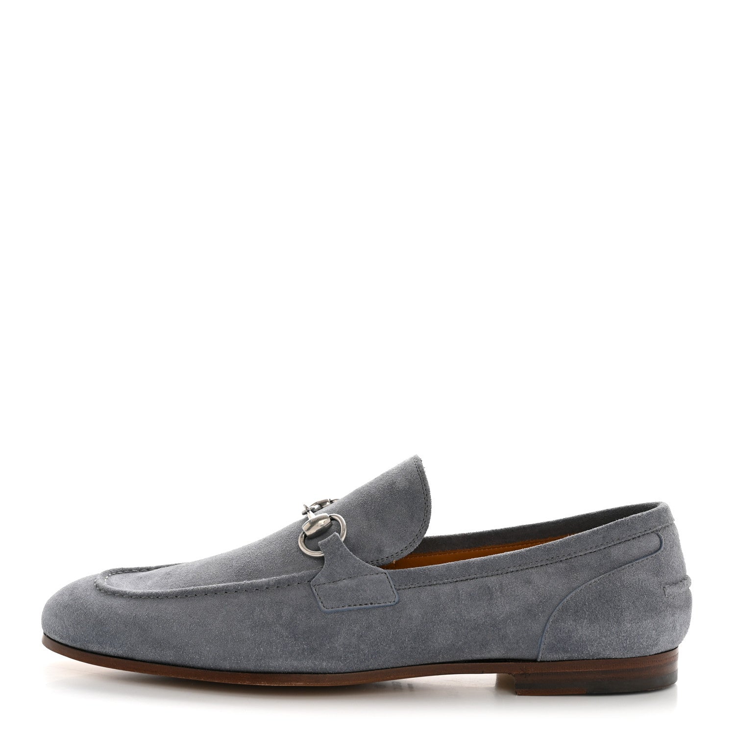 Suede Horsebit Mens Jordaan Loafers 8.5 Foggy Grey
