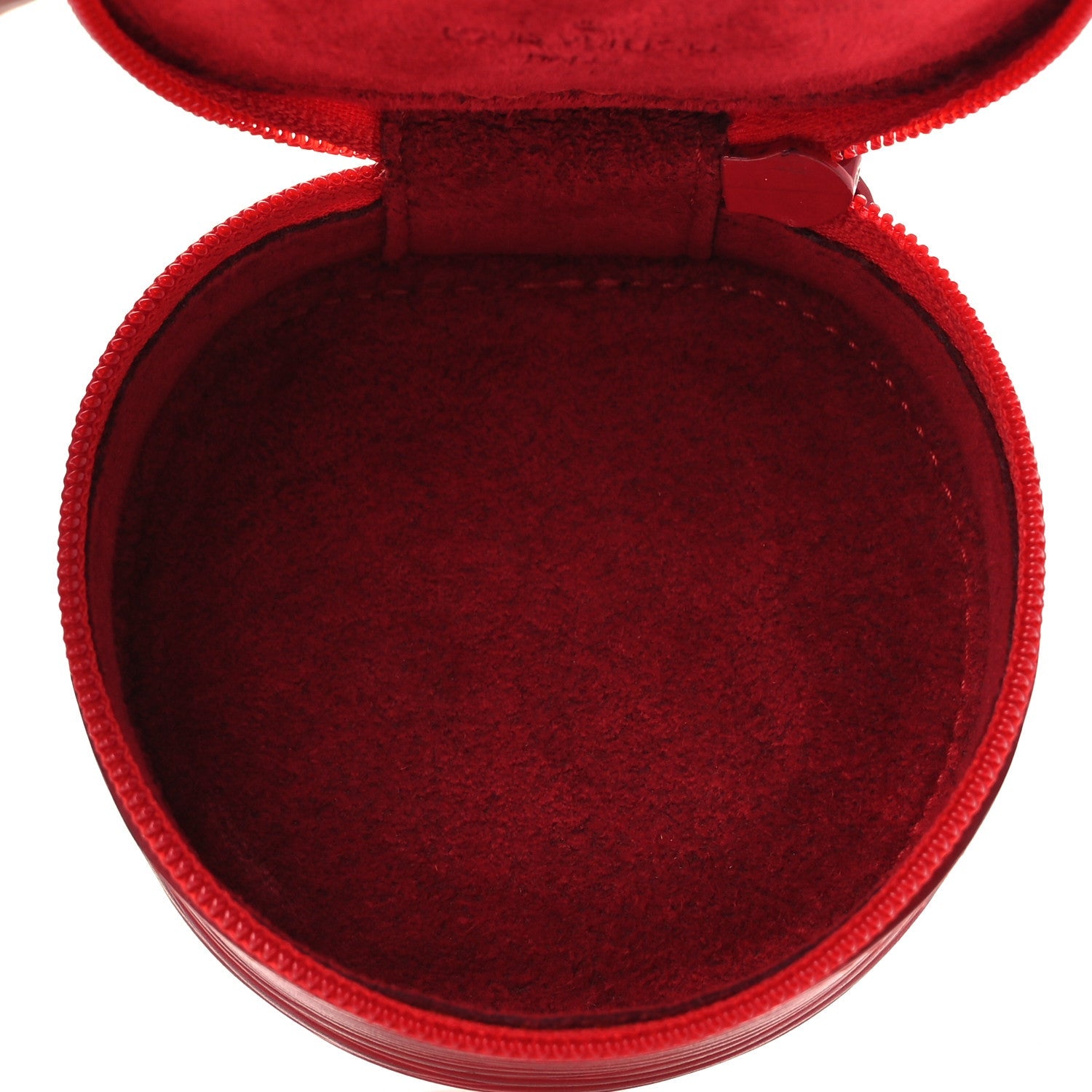 Epi Ecrin Bijoux 8cm Jewelry Box Case Castillan Red