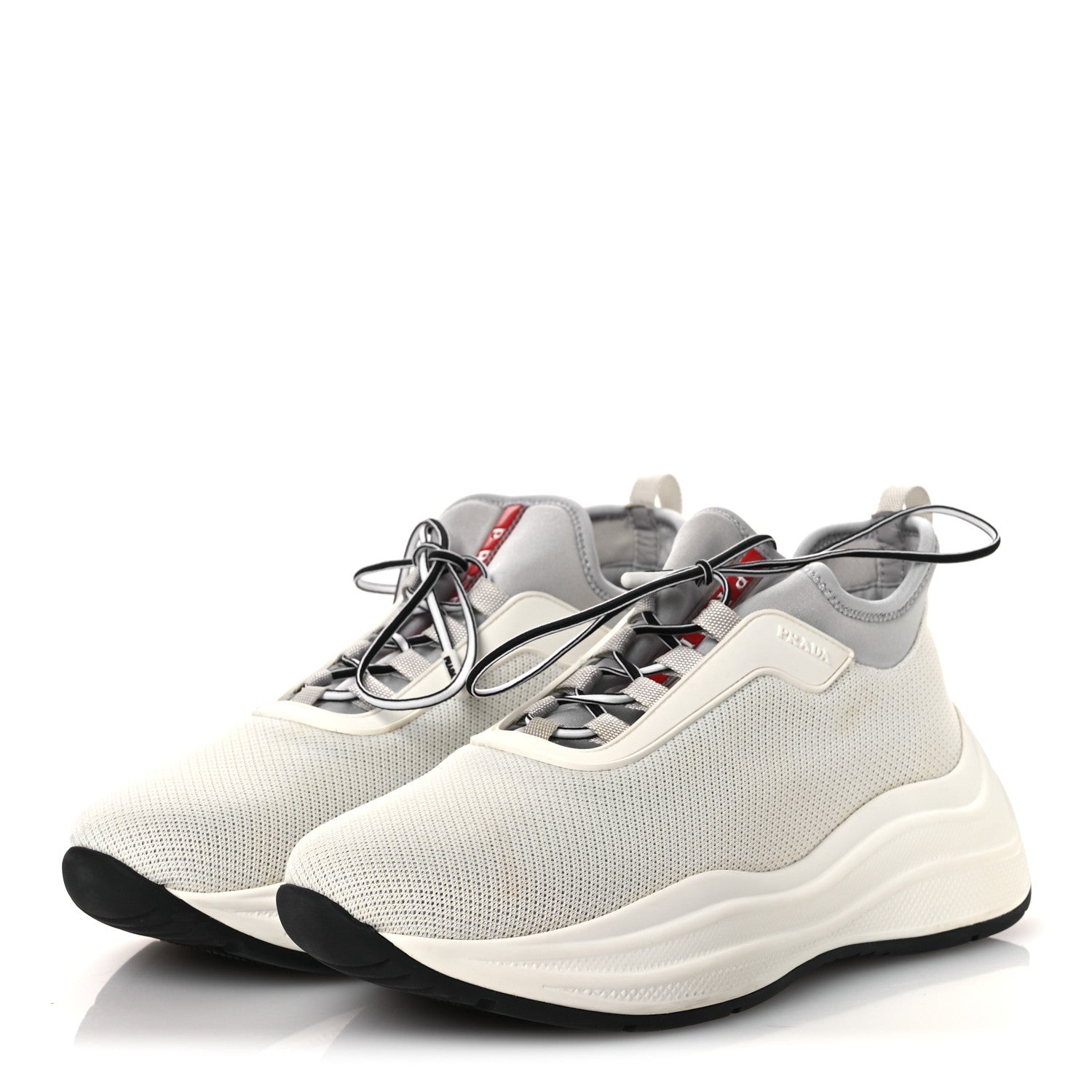 Mesh Neoprene America's Cup 45mm Sneakers 37.5 White Alluminio