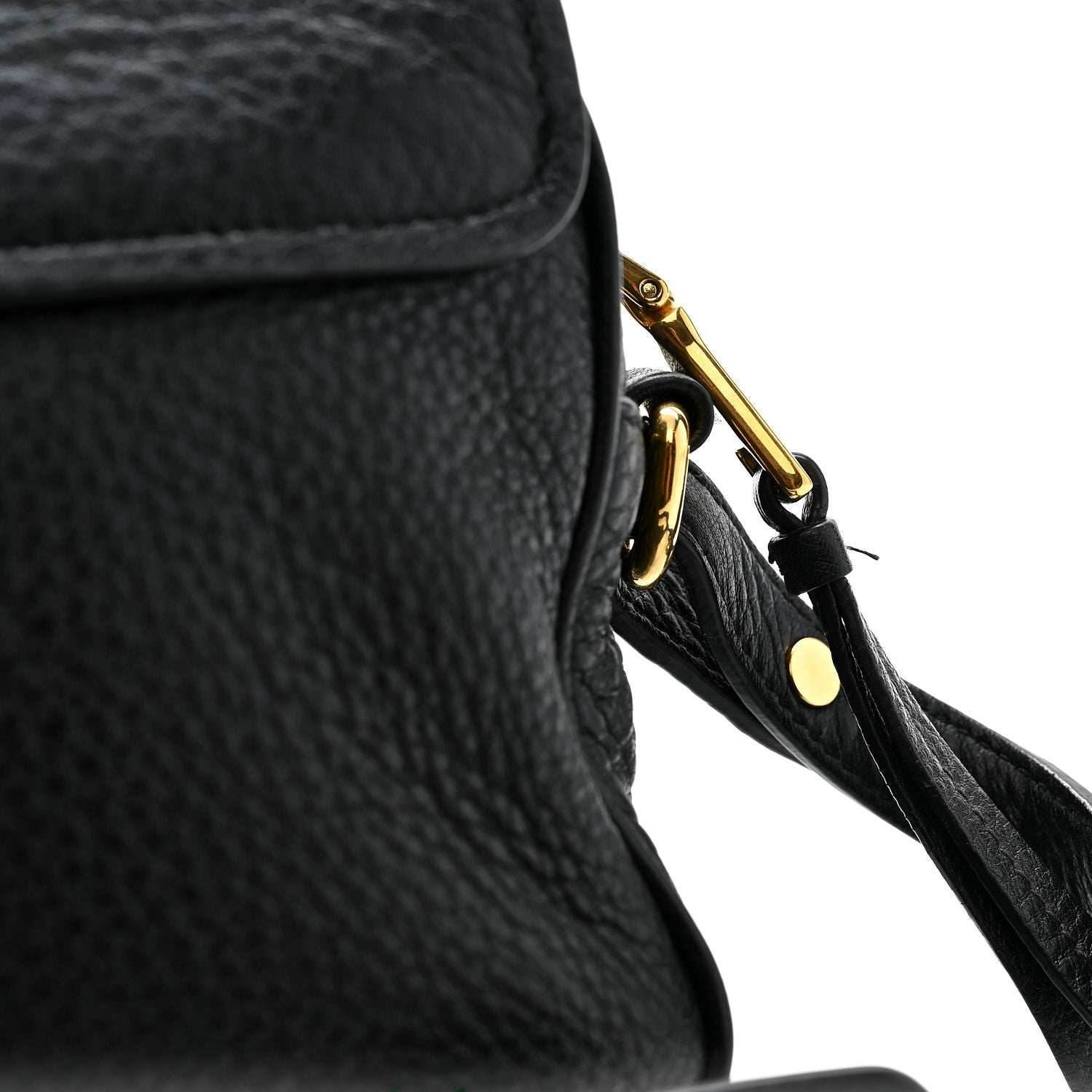Vitello Phenix Crossbody Bag Black