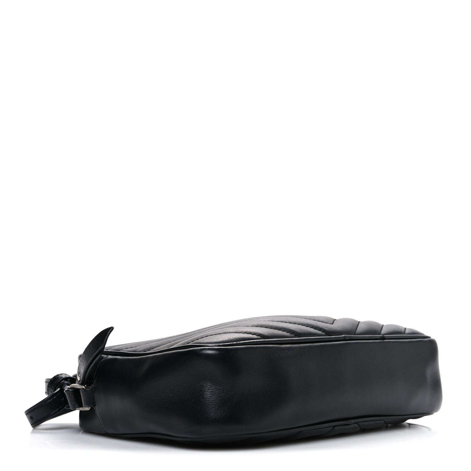 Calfskin Matelasse Monogram Lou Camera Bag Black