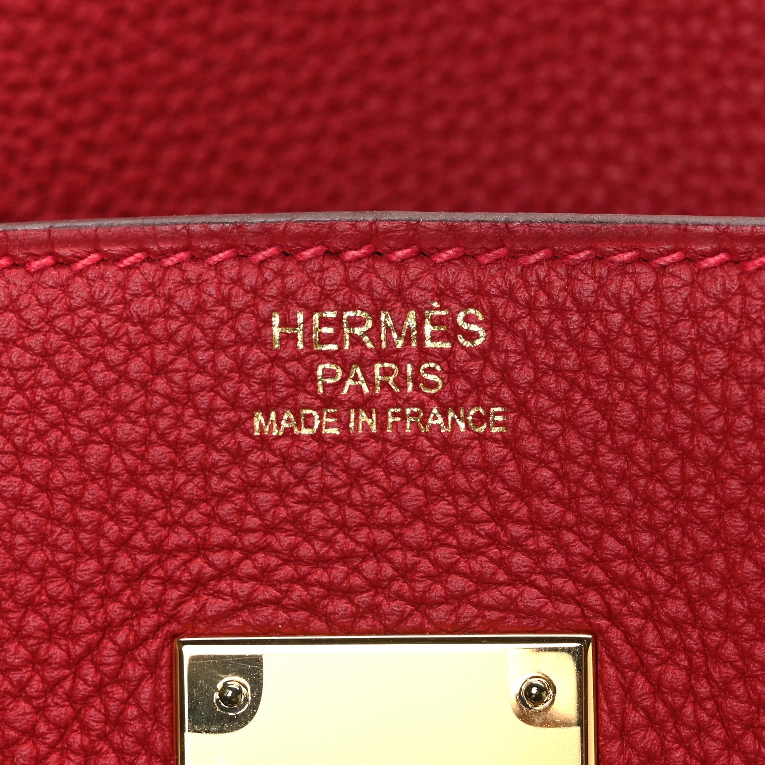Togo Birkin 30 Rouge Vif