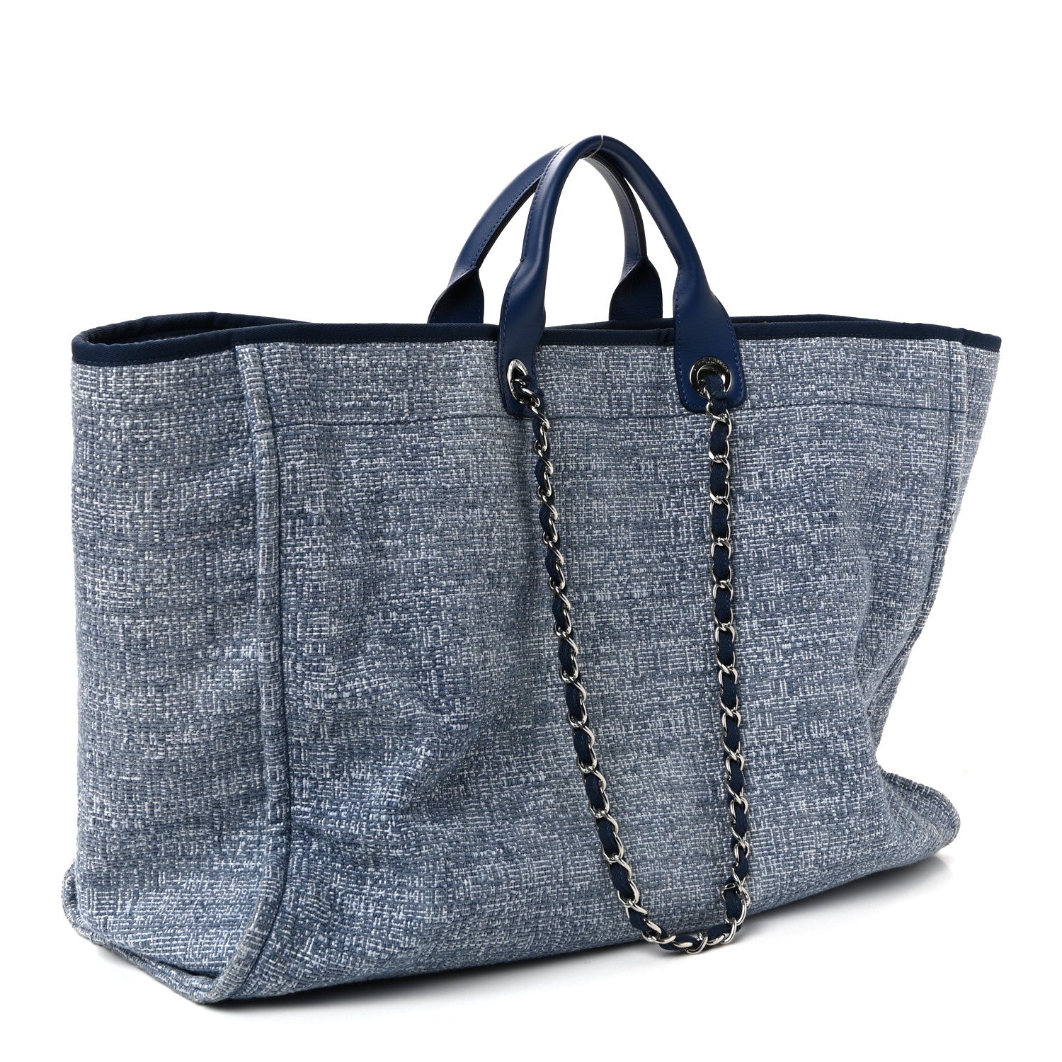 Canvas Extra Large Deauville Tote Blue