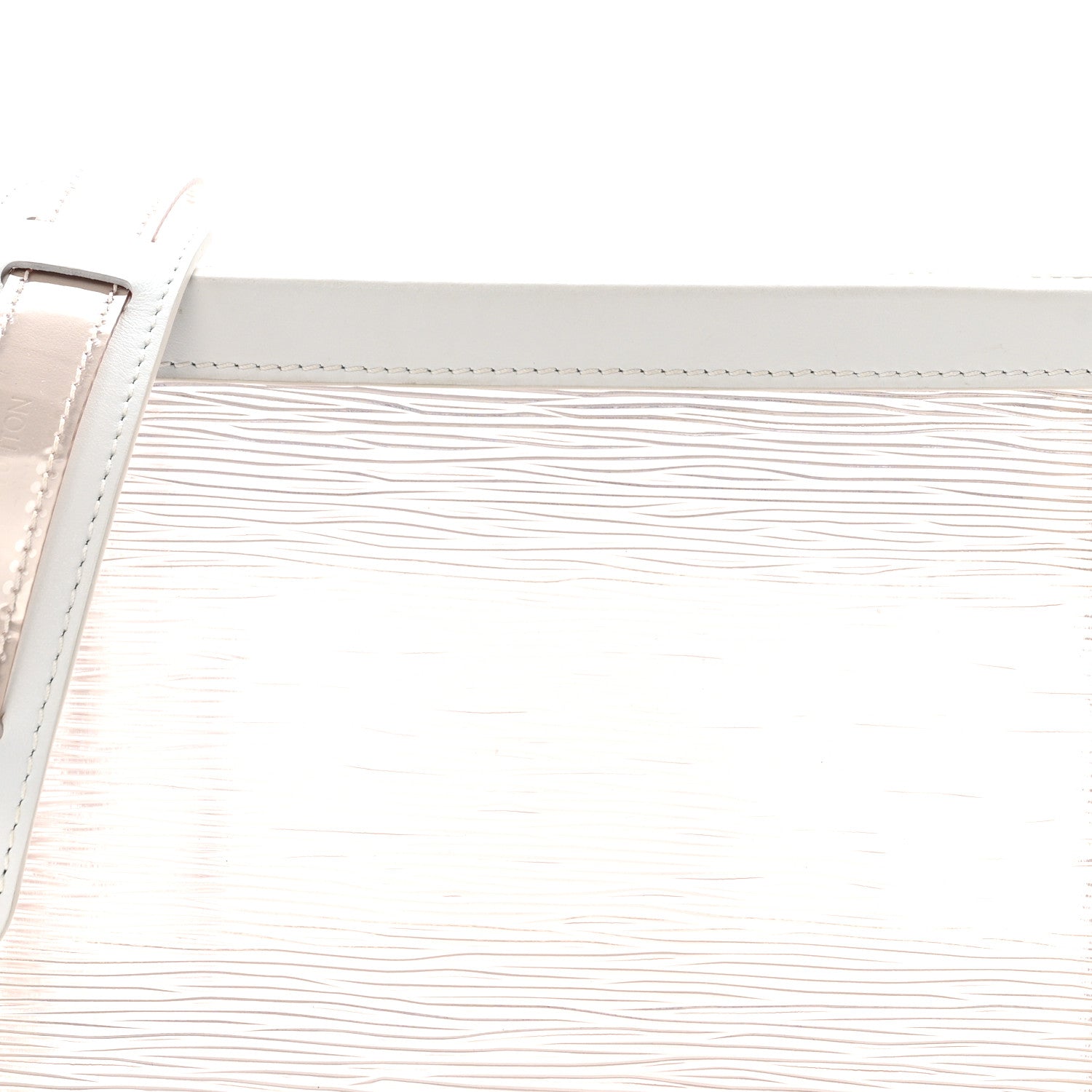 Calfskin PVC Epi Plage Soft Trunk Optic White