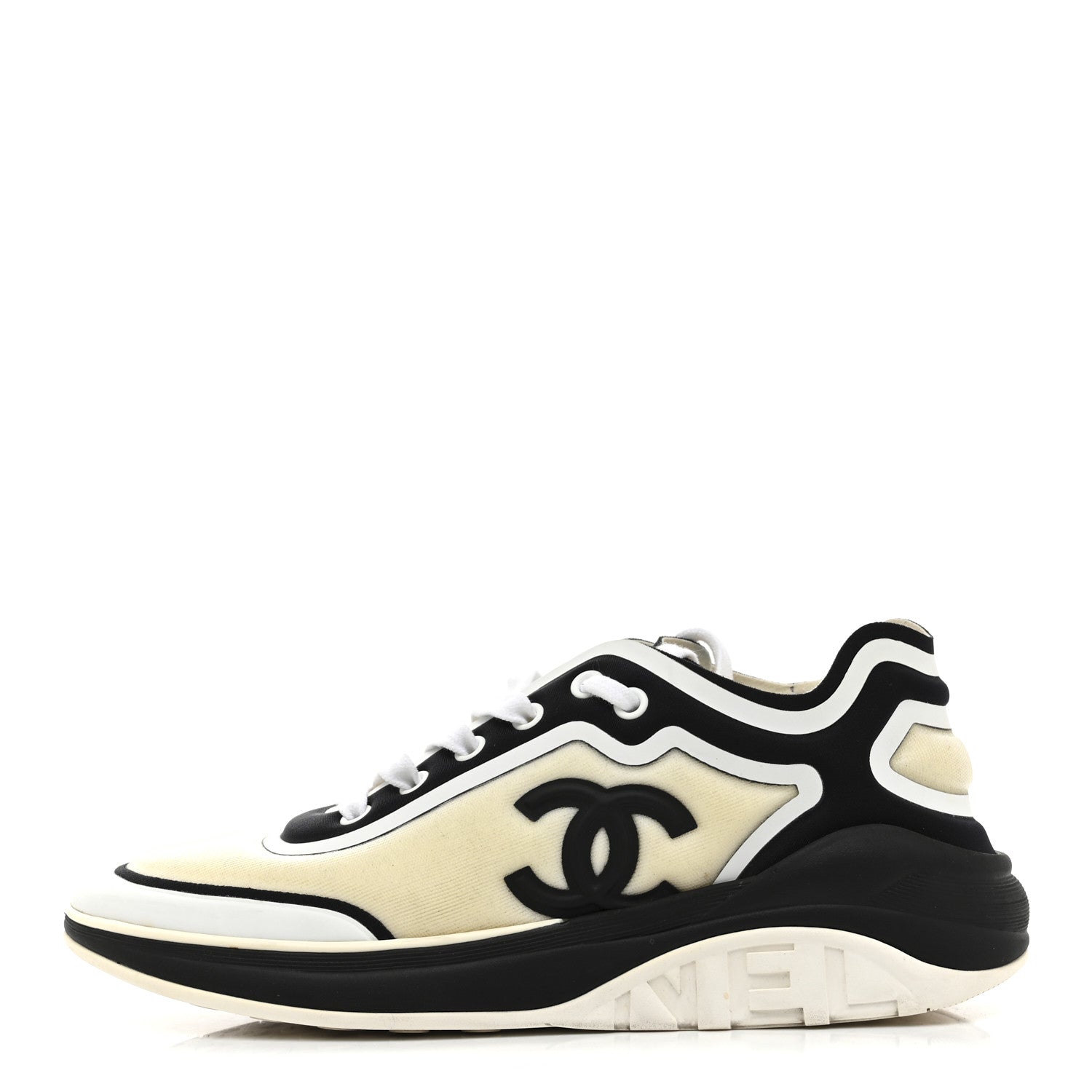 Lycra Womens CC Sneakers 37 White Black
