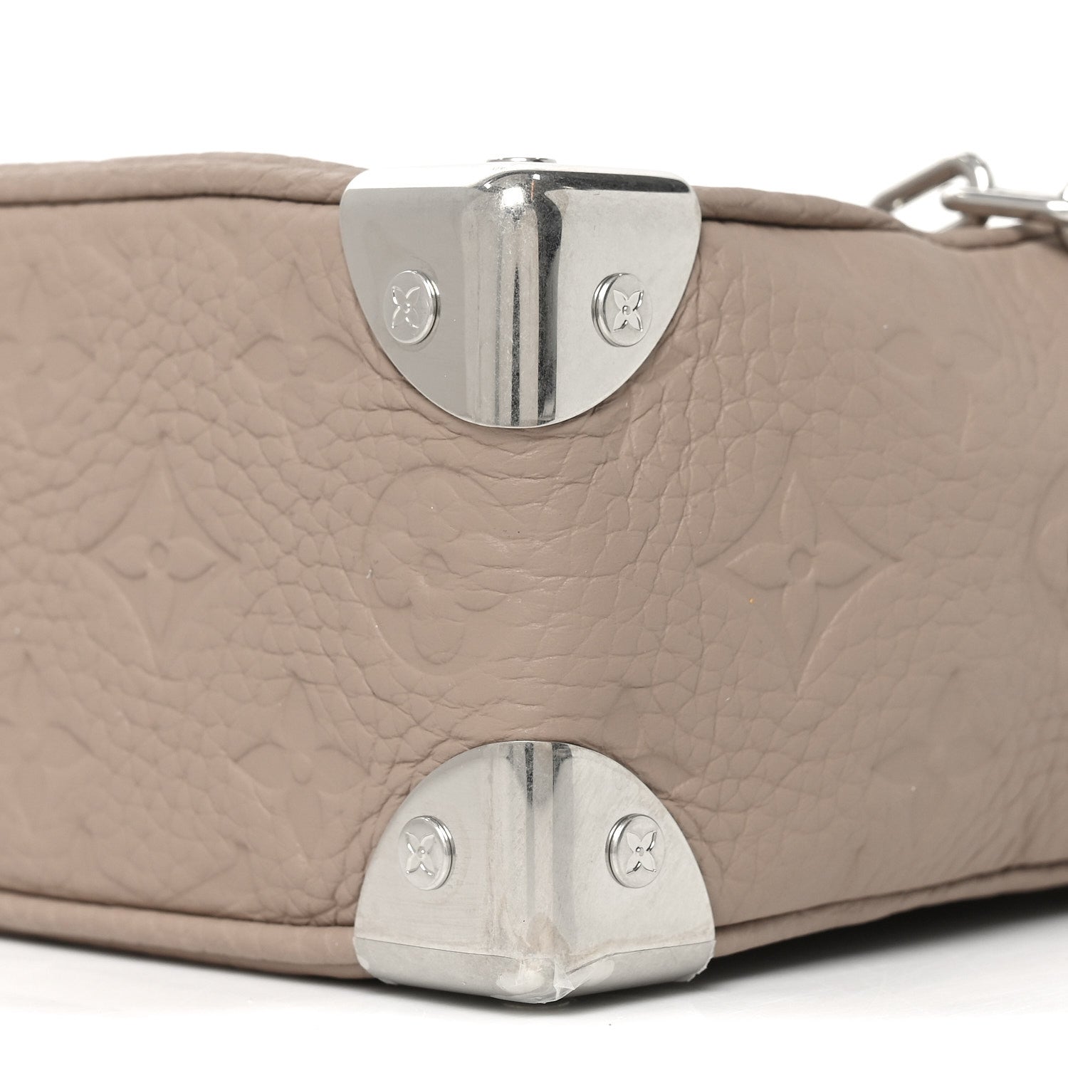 Taurillon Monogram Mini Soft Trunk Riverstone