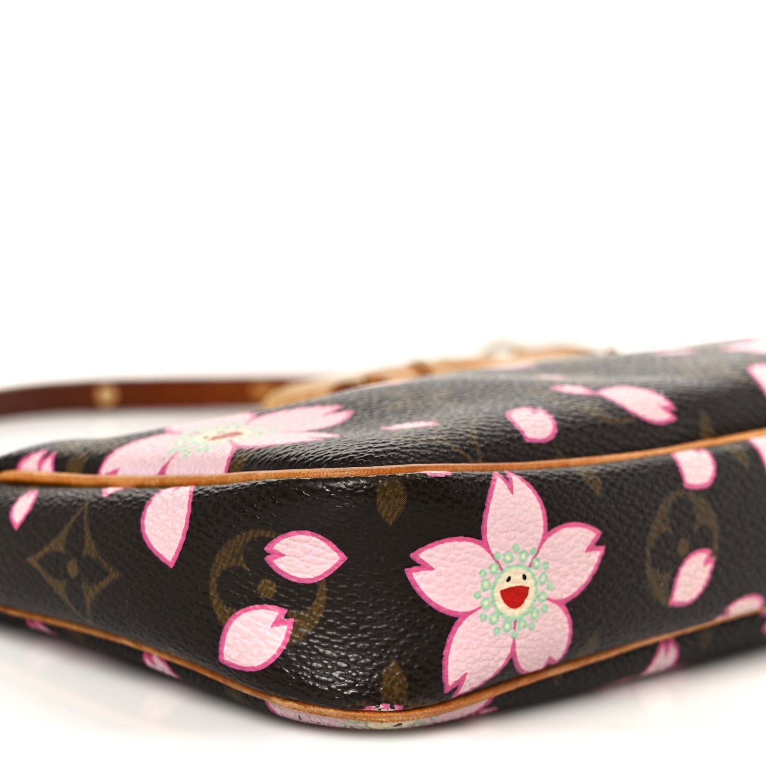 Monogram Cherry Blossom Pochette Accessories Brown