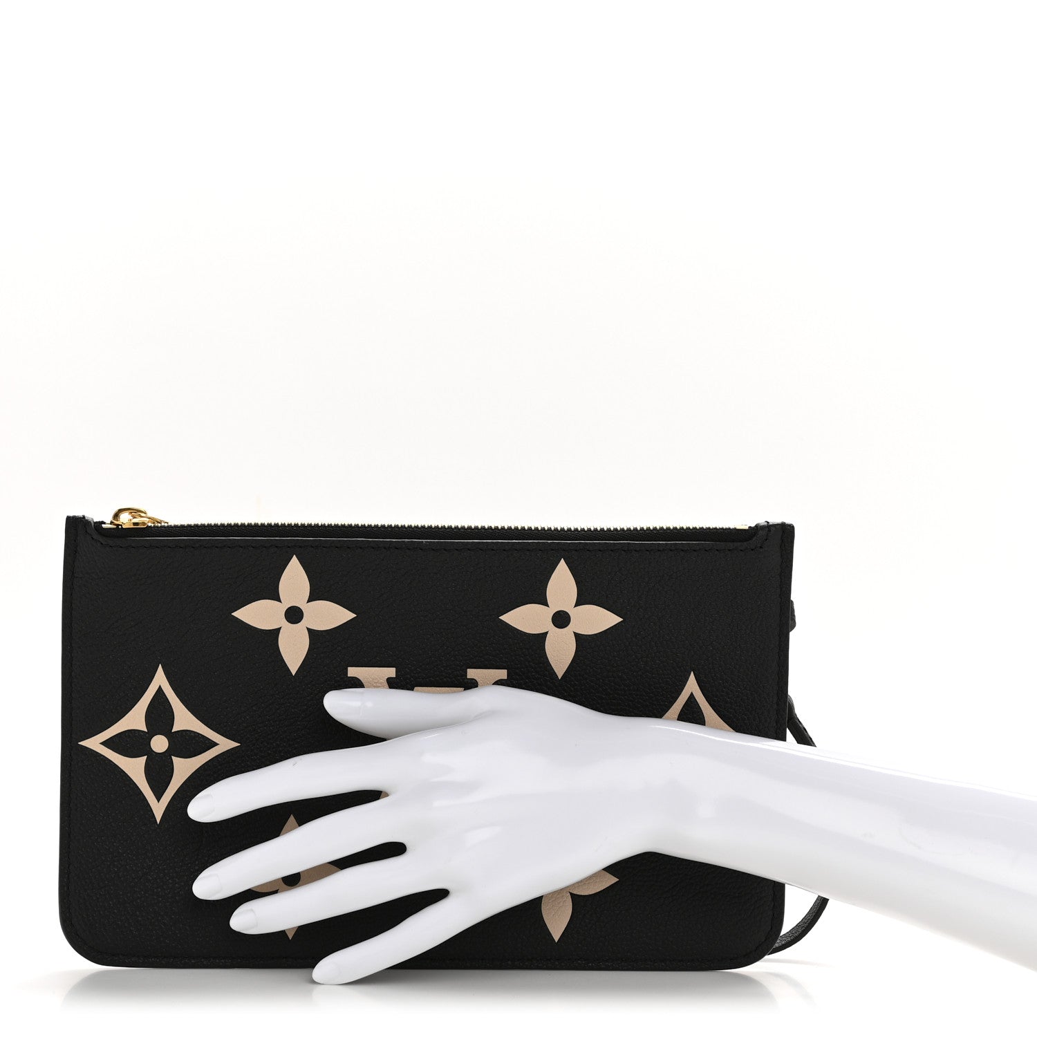 Empreinte Monogram Giant Neverfull MM Pochette Black Beige