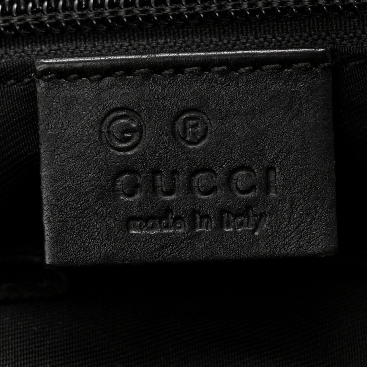Metallic Monogram Canvas Tote Black