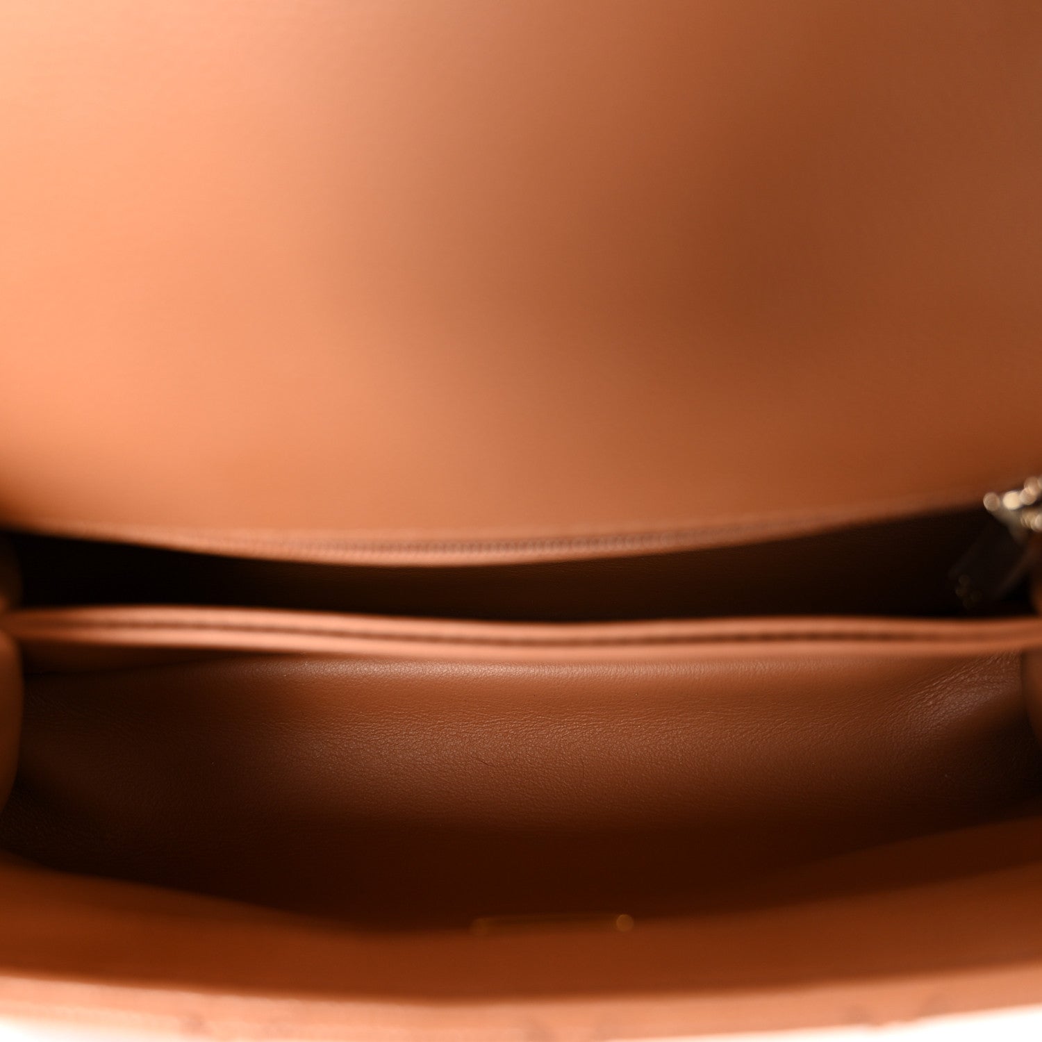 Caviar Quilted Mini Coco Handle Flap Brown