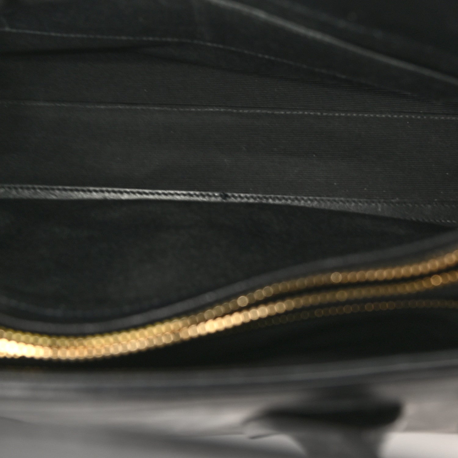 Patent Calfskin Small Sac de Jour Black