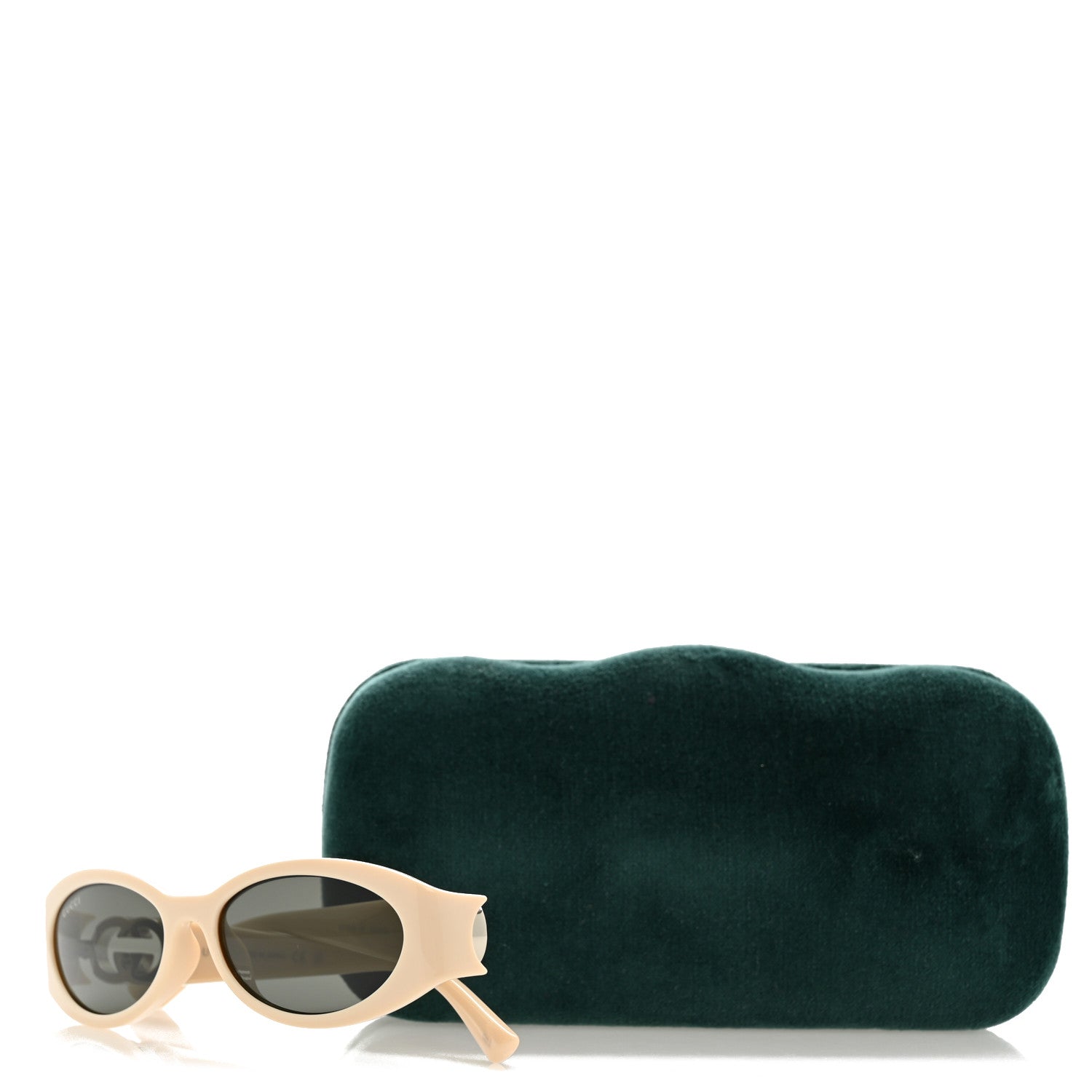 Acetate Oval Sunglasses GG1660S Ivory