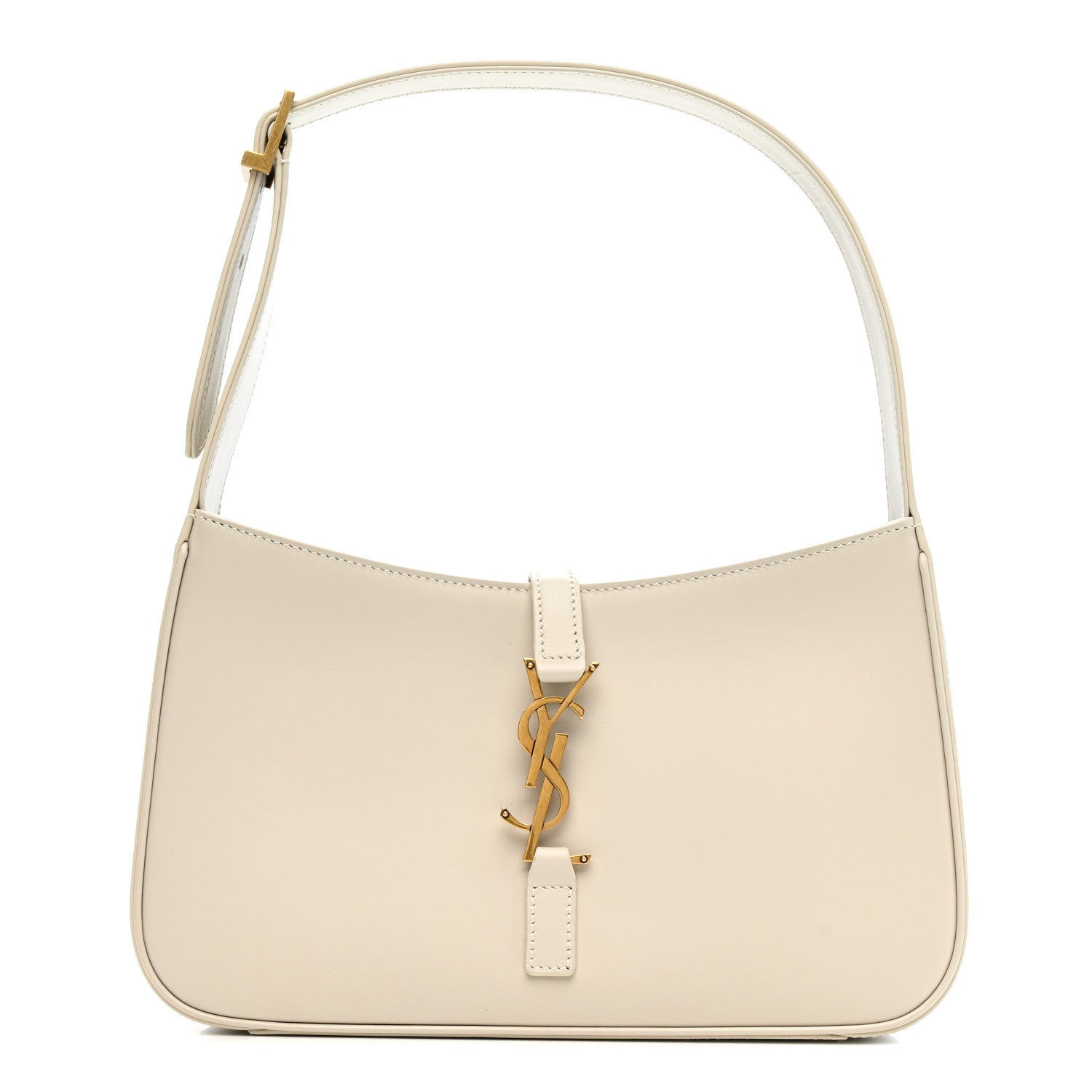 Smooth Calfskin Le 5 A 7 Hobo Blanc Vintage