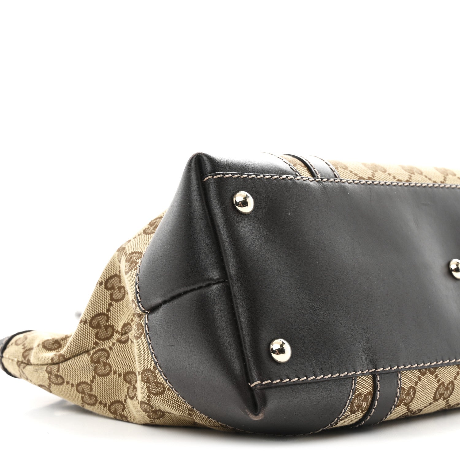 Monogram Small Lovely Heart Tote Dark Brown