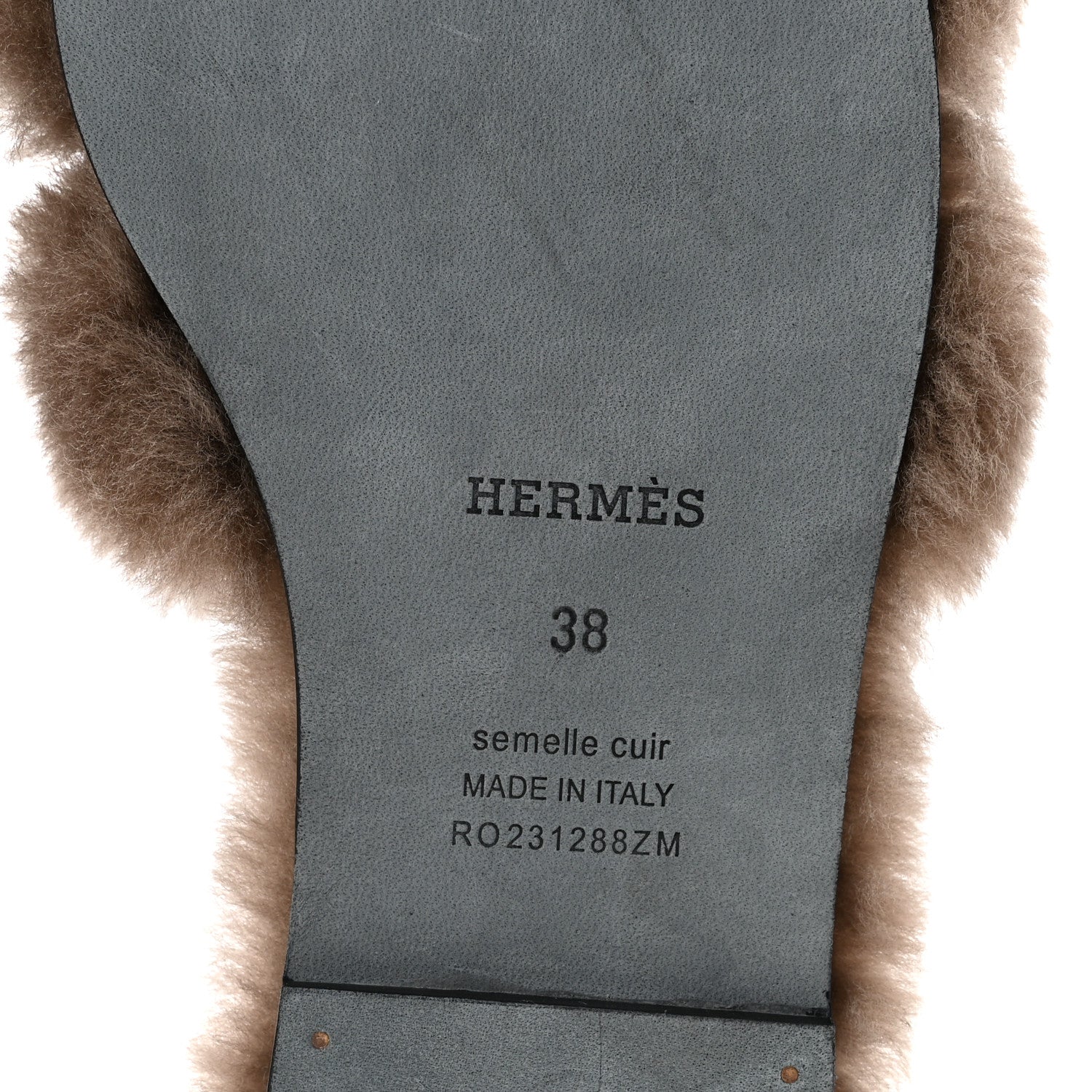 Woolskin Oran Sandals 38 Etoupe
