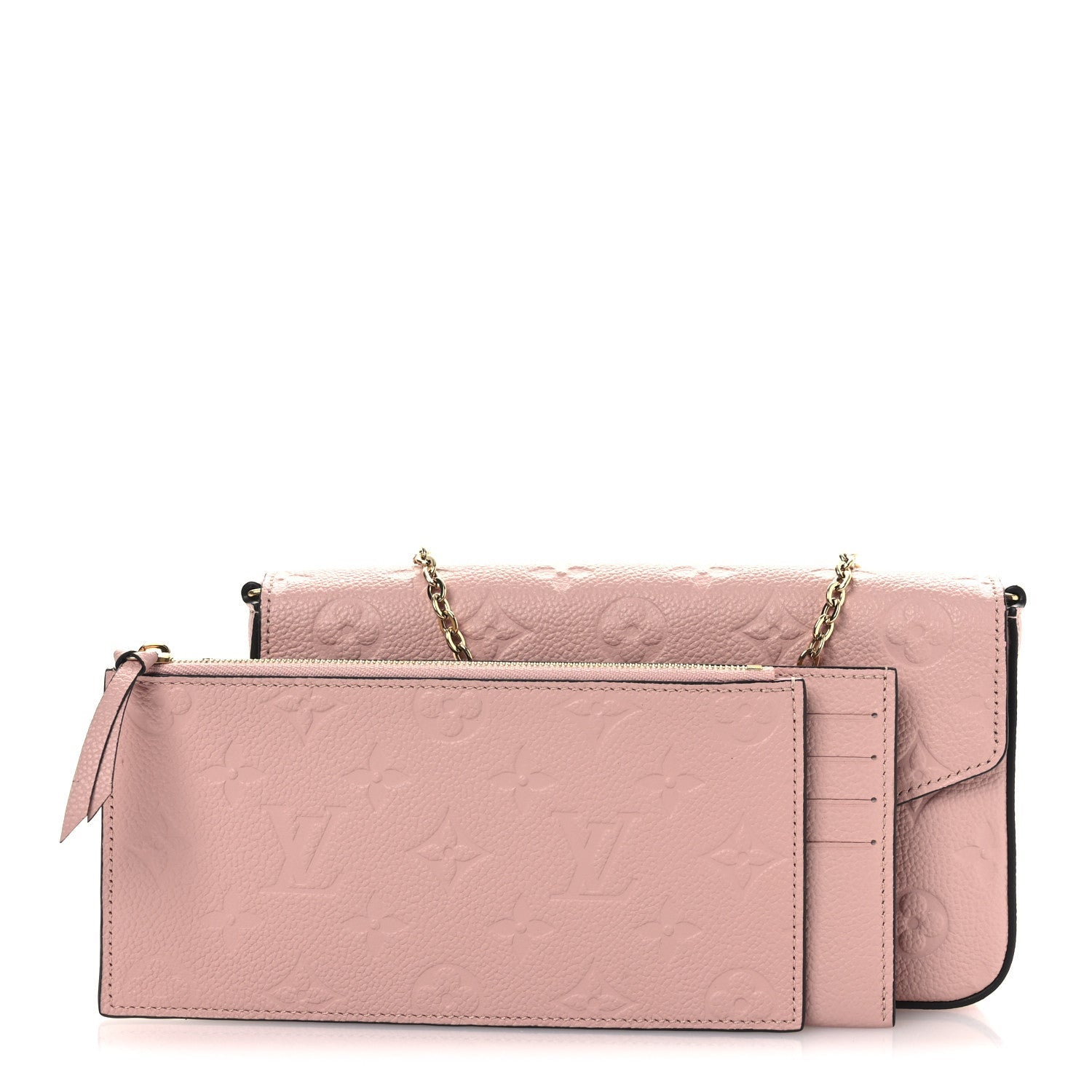 Empreinte Pochette Felicie Chain Wallet Rose Poudre