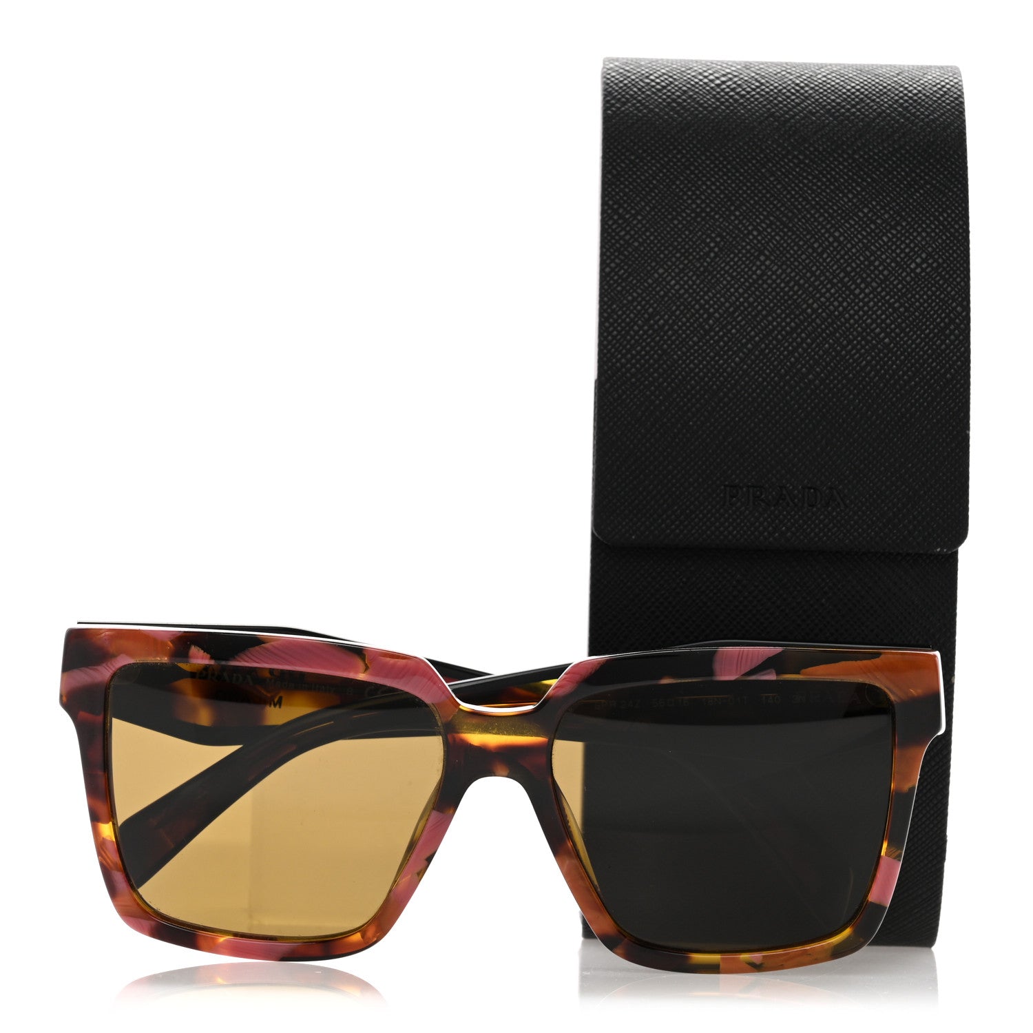 Acetate Square Sunglasses SPR 24Z Tortoiseshell