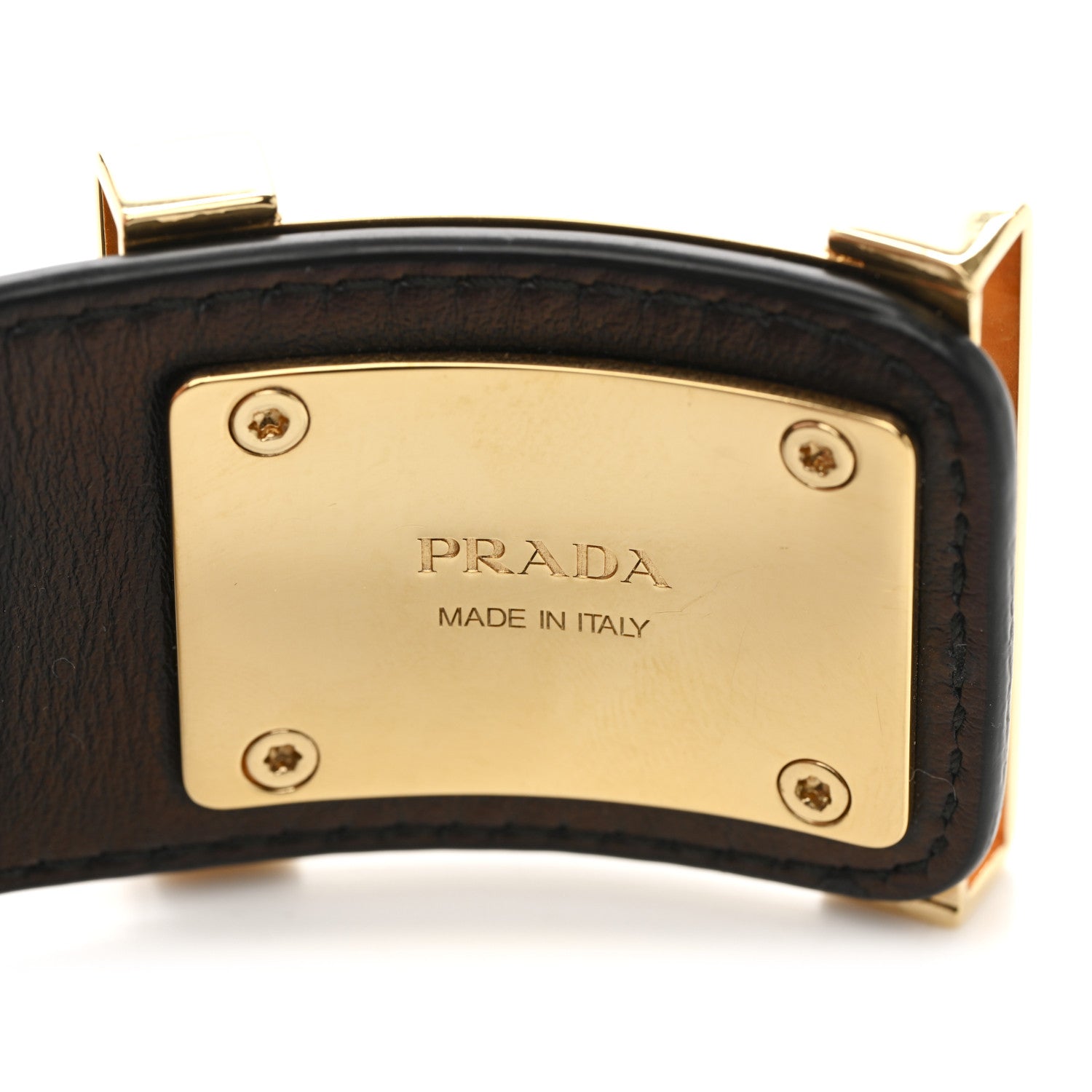Saffiano Metal Wrist Case M Gold
