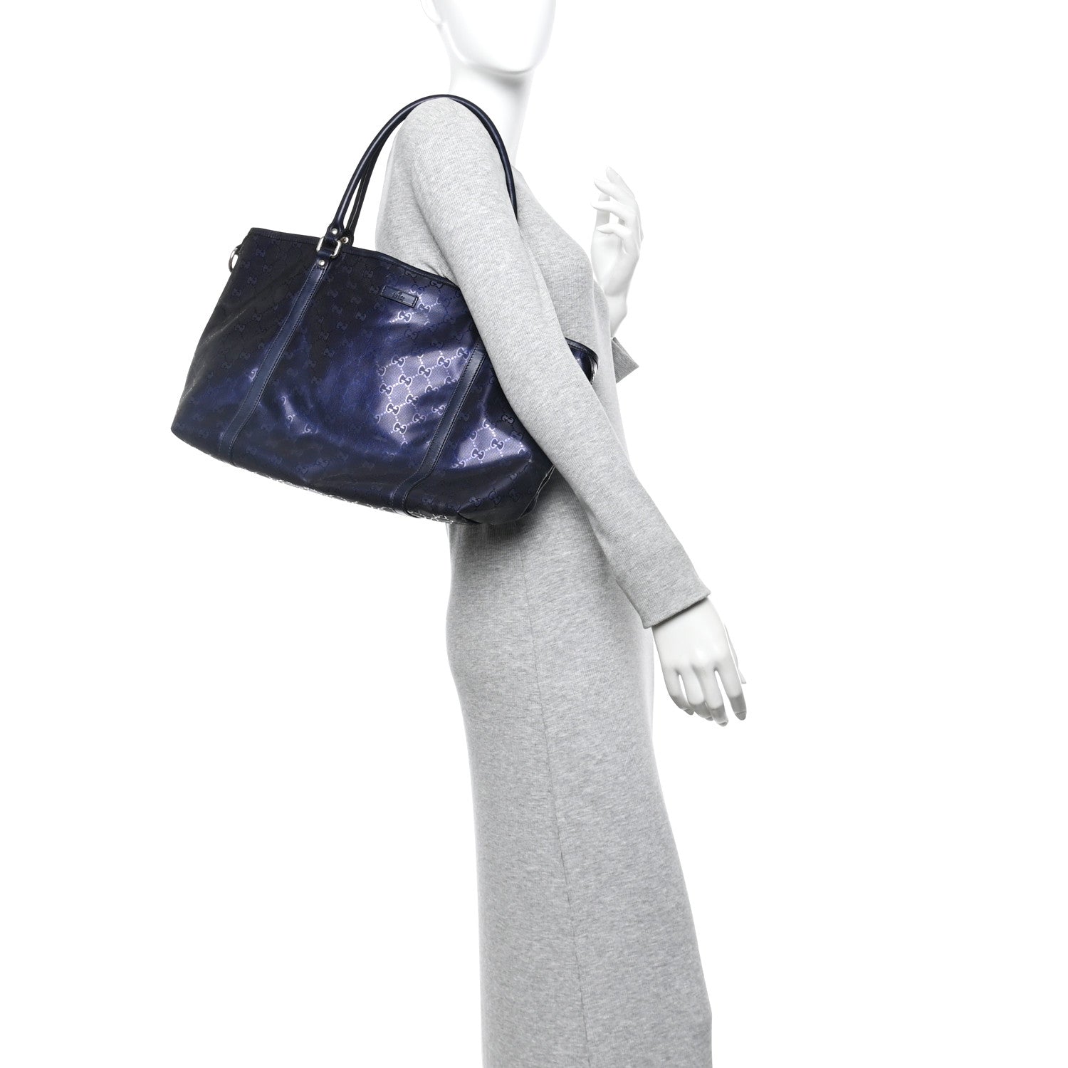 Imprime Monogram Medium Joy Tote Blue