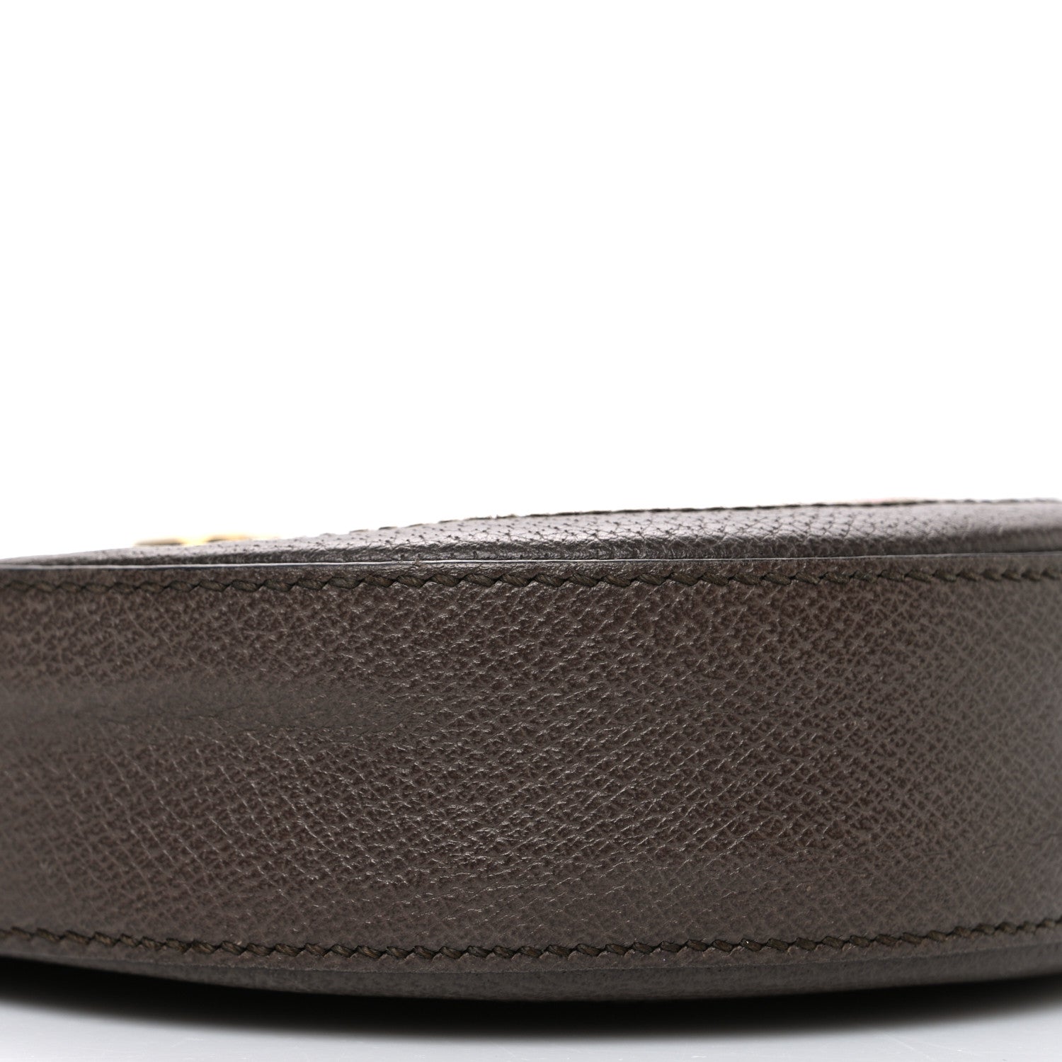 GG Supreme Monogram Web Mini Ophidia Round Shoulder Bag Brown
