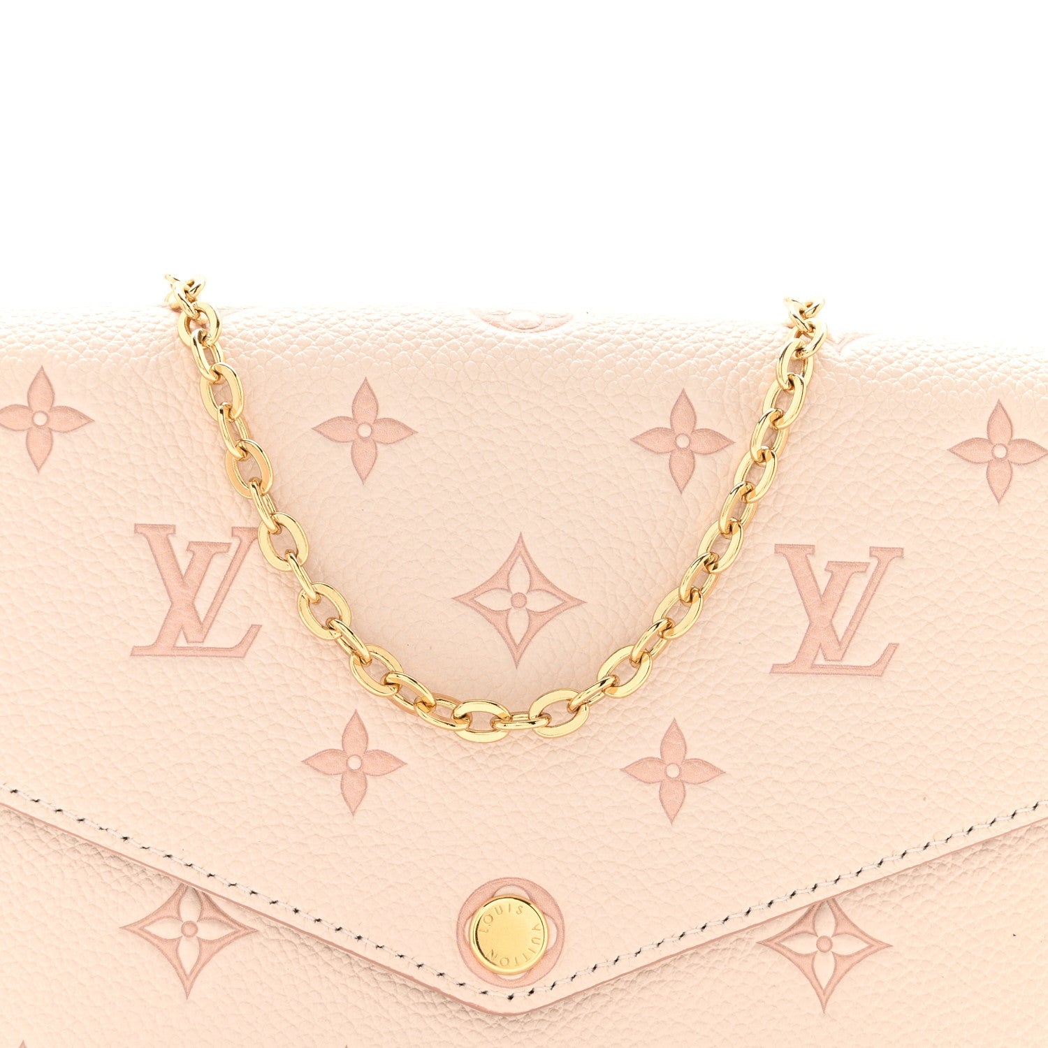Empreinte Monogram Felicie Pochette Chain Wallet Eden