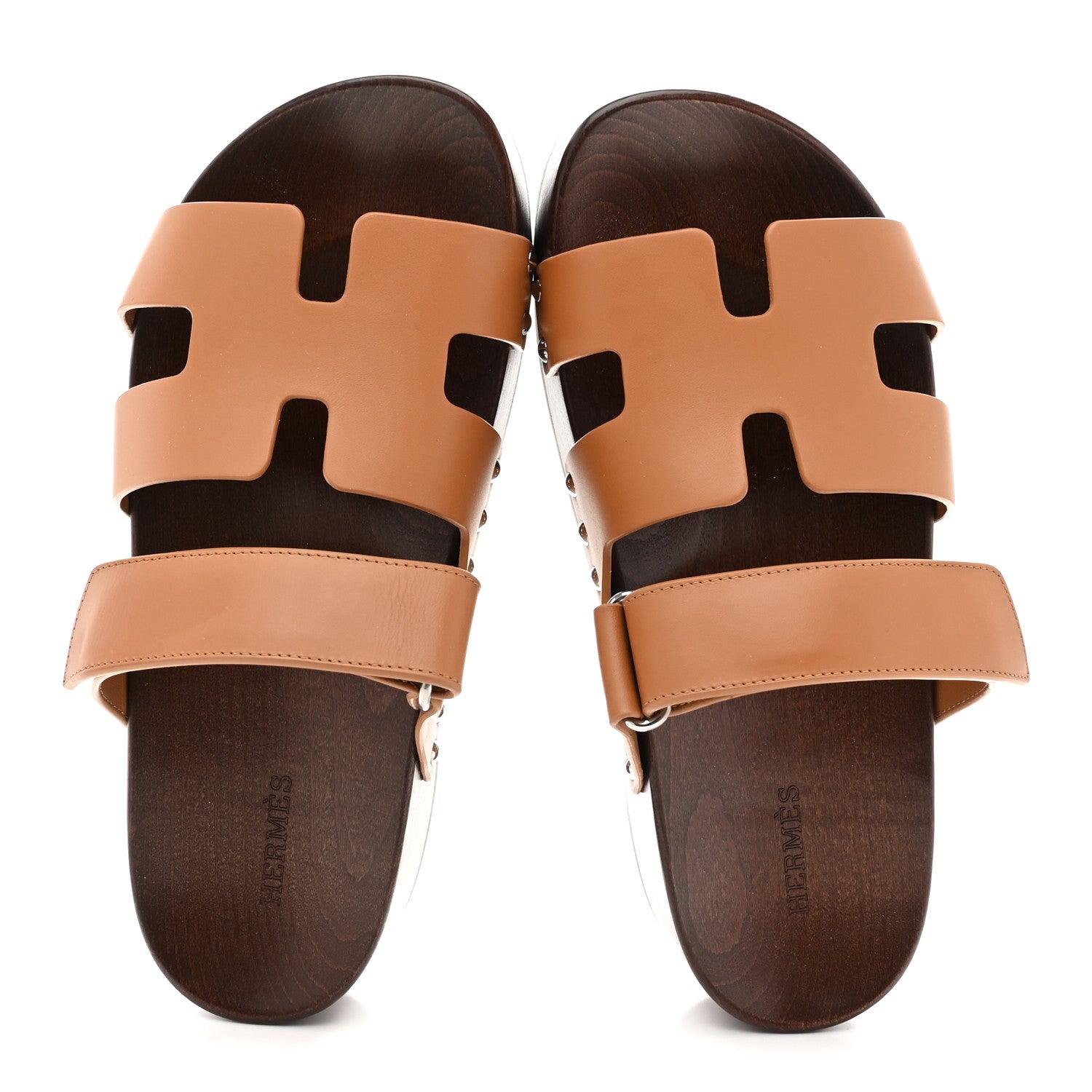 Calfskin Womens Kos Clog 38 Naturel