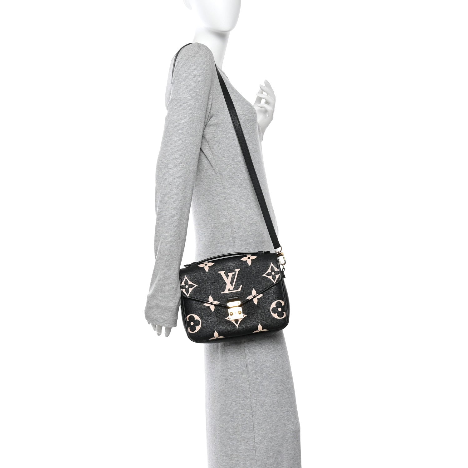 Empreinte Monogram Giant Pochette Metis Black Beige