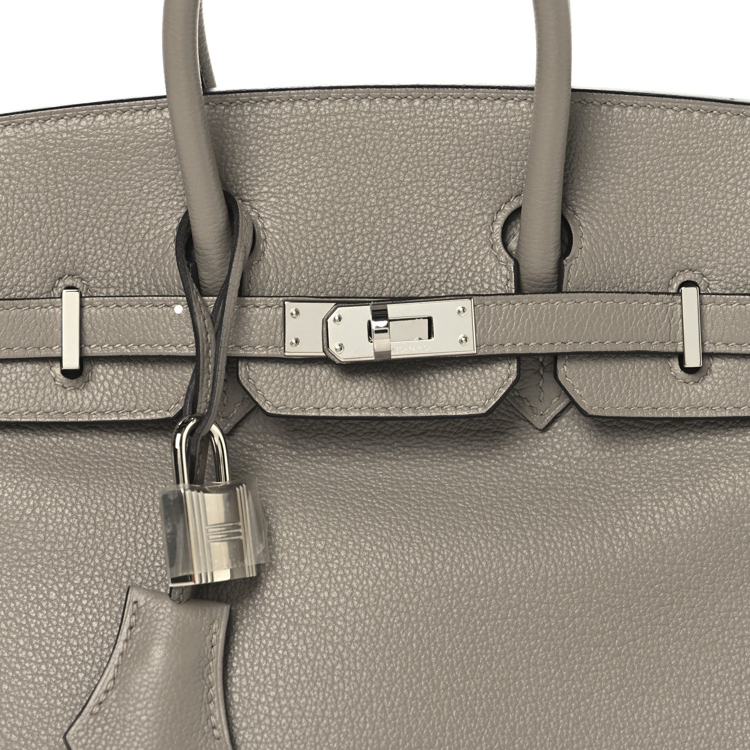 Taurillon Novillo Birkin 25 Gris Asphalte