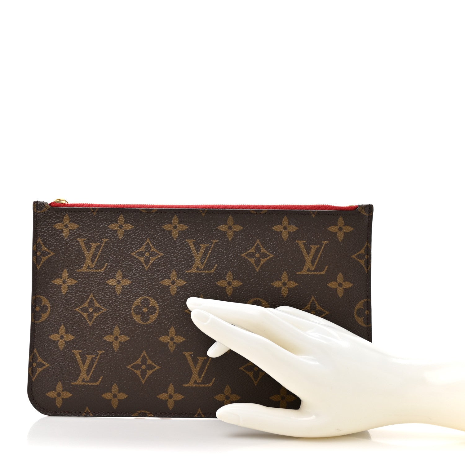 Monogram Neverfull MM GM Pochette Cherry