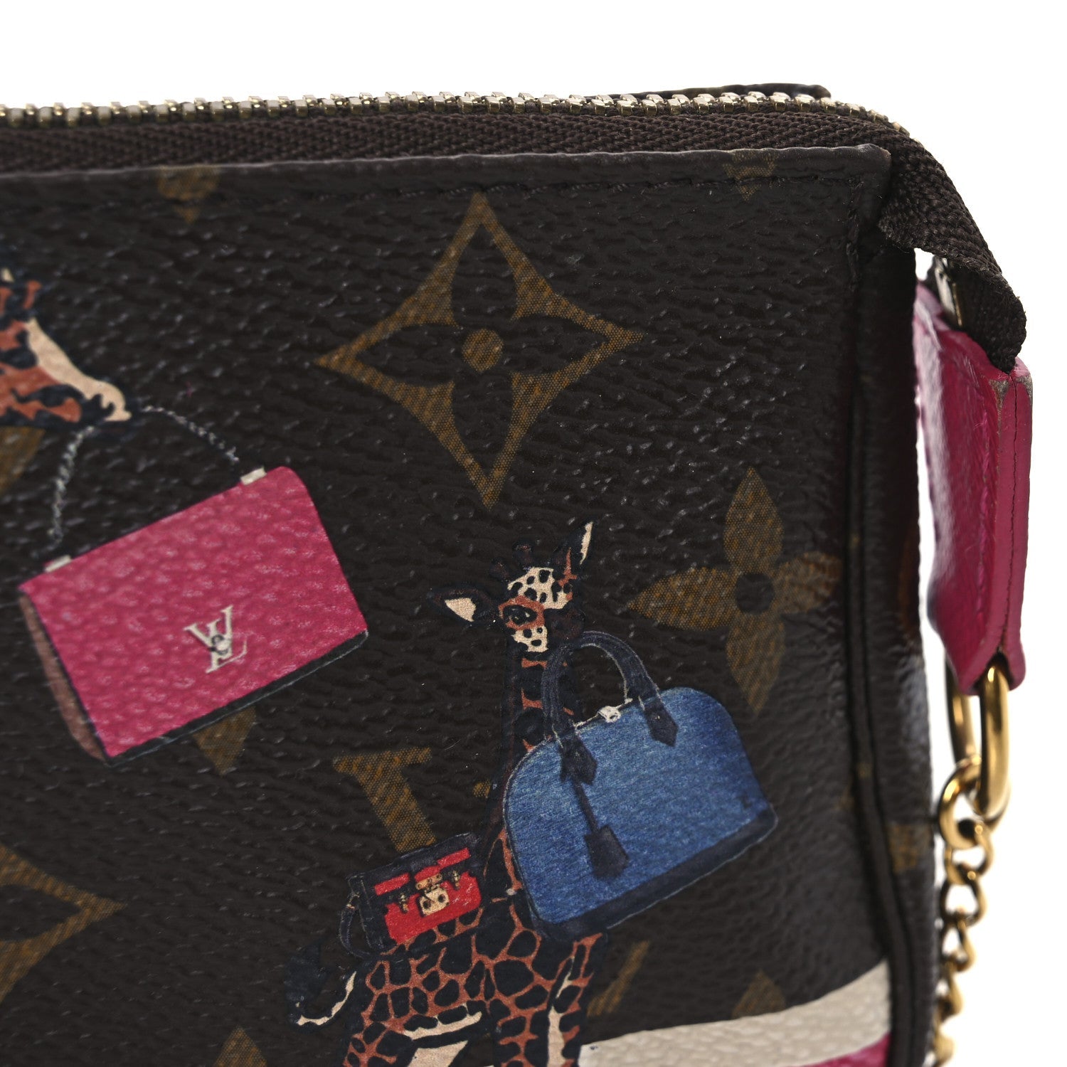 Monogram 2017 Christmas Animation Mini Pochette Accessories