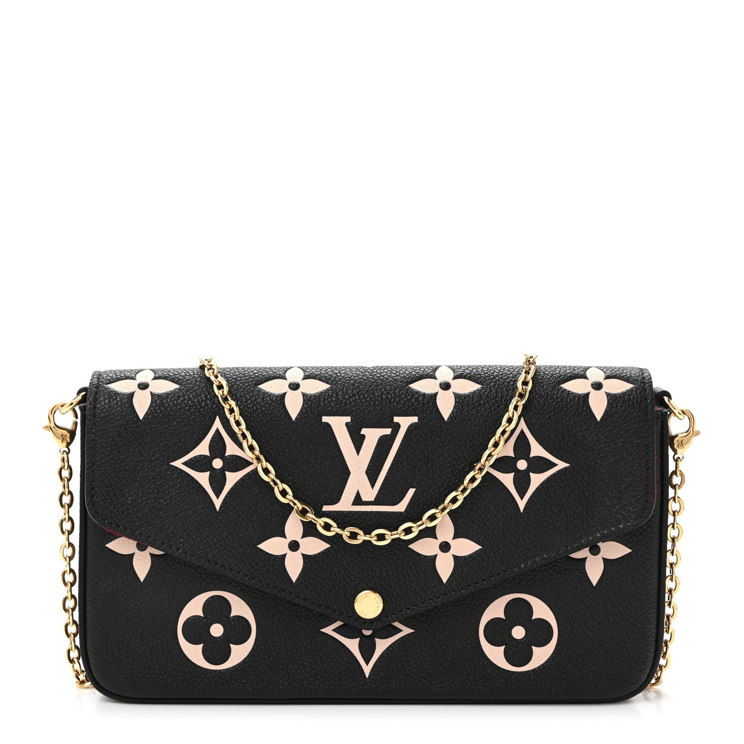 Empreinte Monogram Giant Felicie Pochette Black Beige