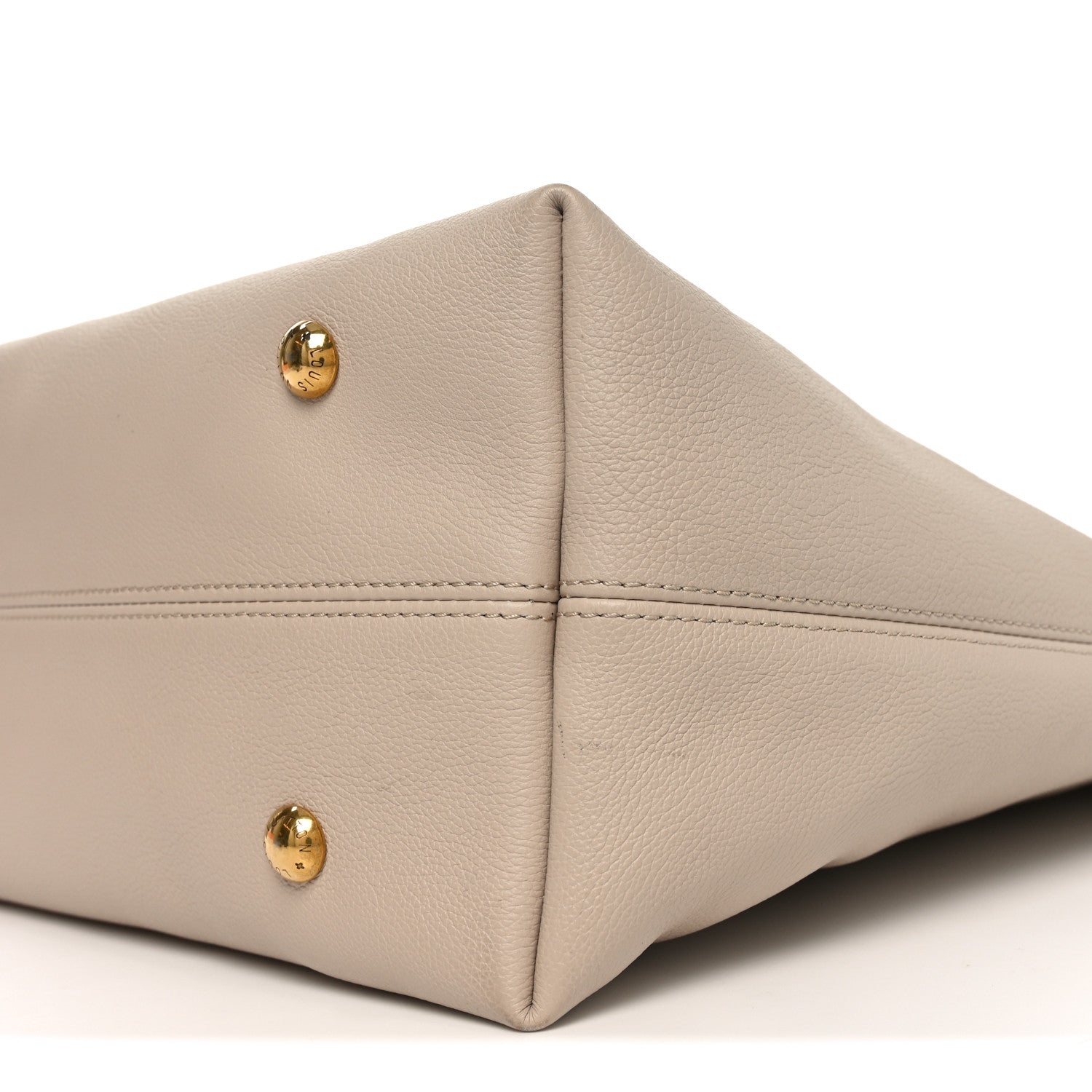 Grained Calfskin Low Key Hobo MM Limestone