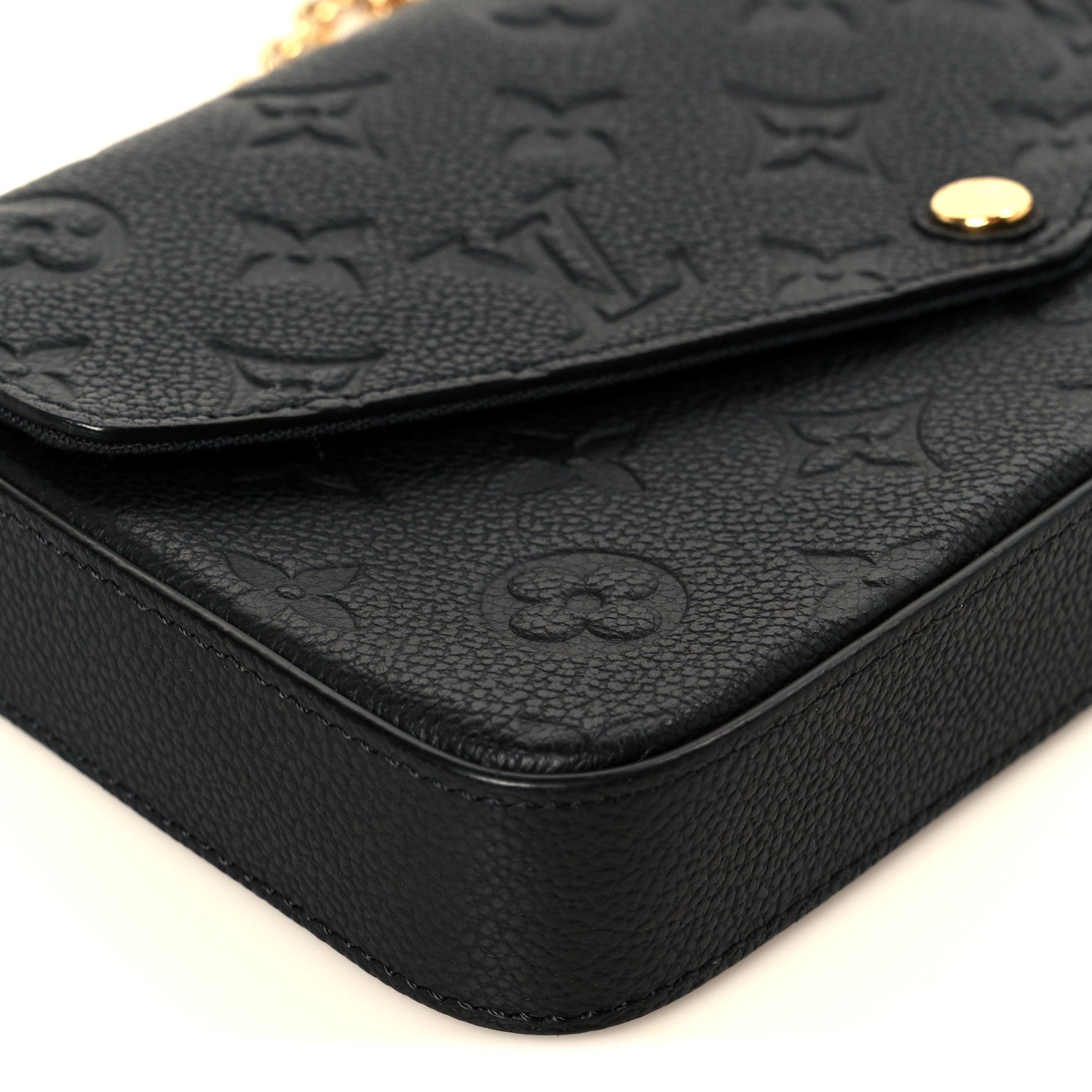 Empreinte Pochette Felicie Chain Wallet Black