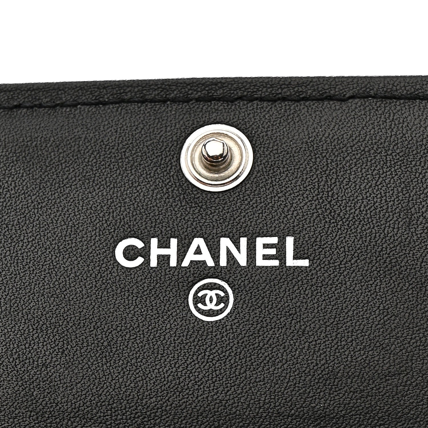 Caviar Sevruga Long Flap Wallet Black