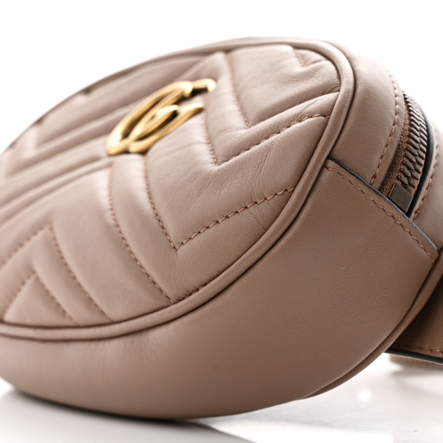 Calfskin Matelasse GG Marmont Belt Bag 75 30 Porcelain Rose