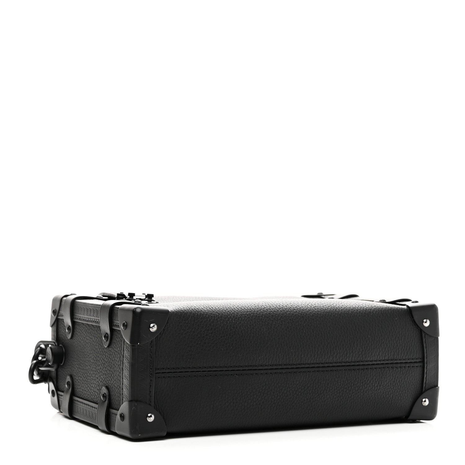 Calfskin Side Trunk MM Black