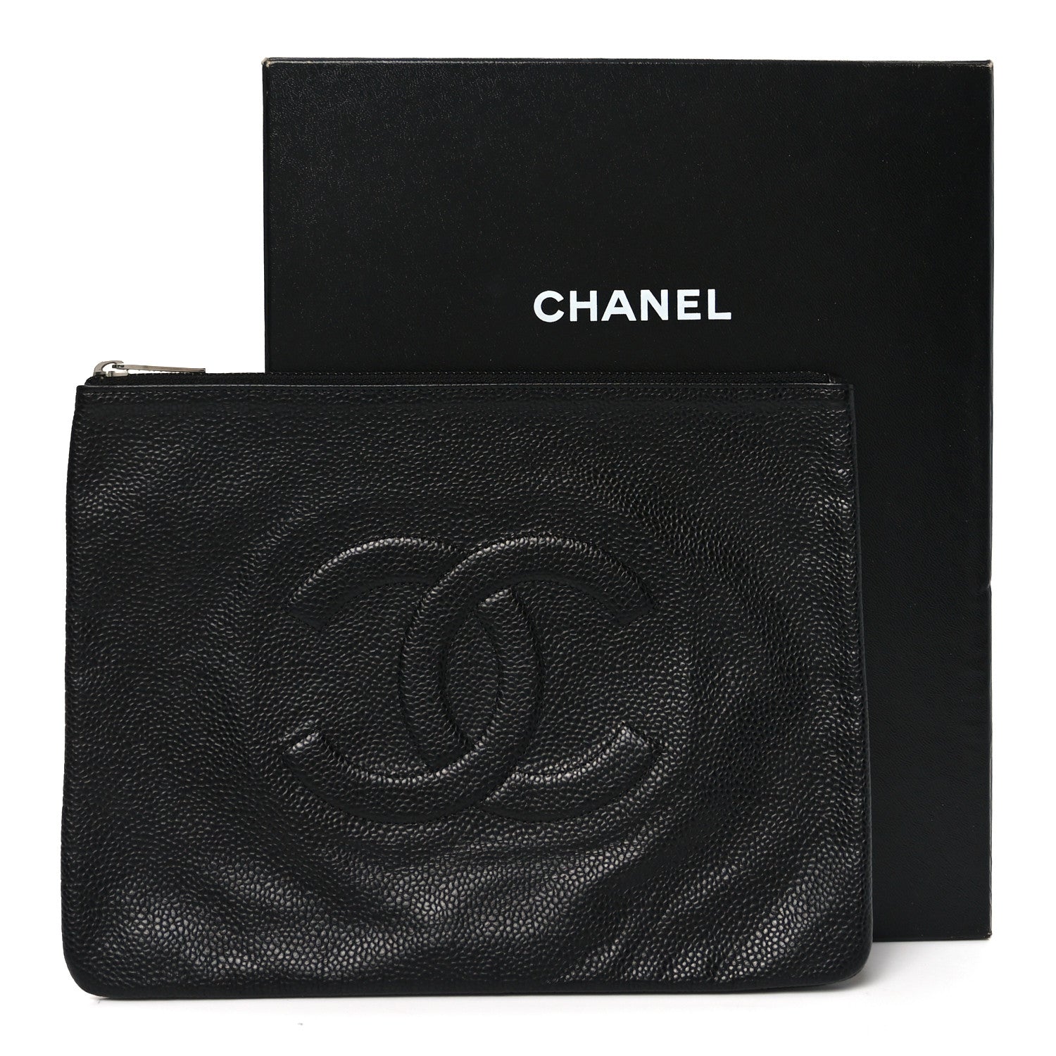 Caviar Timeless CC Cosmetic Pouch Clutch Black