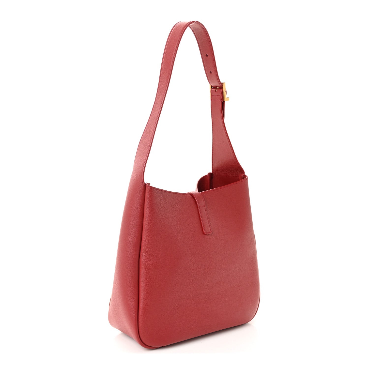 Smooth Calfskin Small Le 5 A 7 Soft Hobo Red Danger
