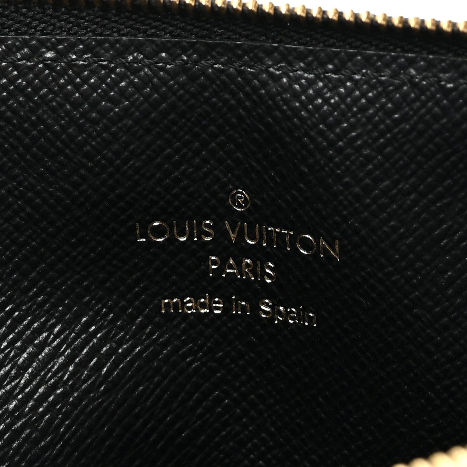 Monogram Slim Purse Black