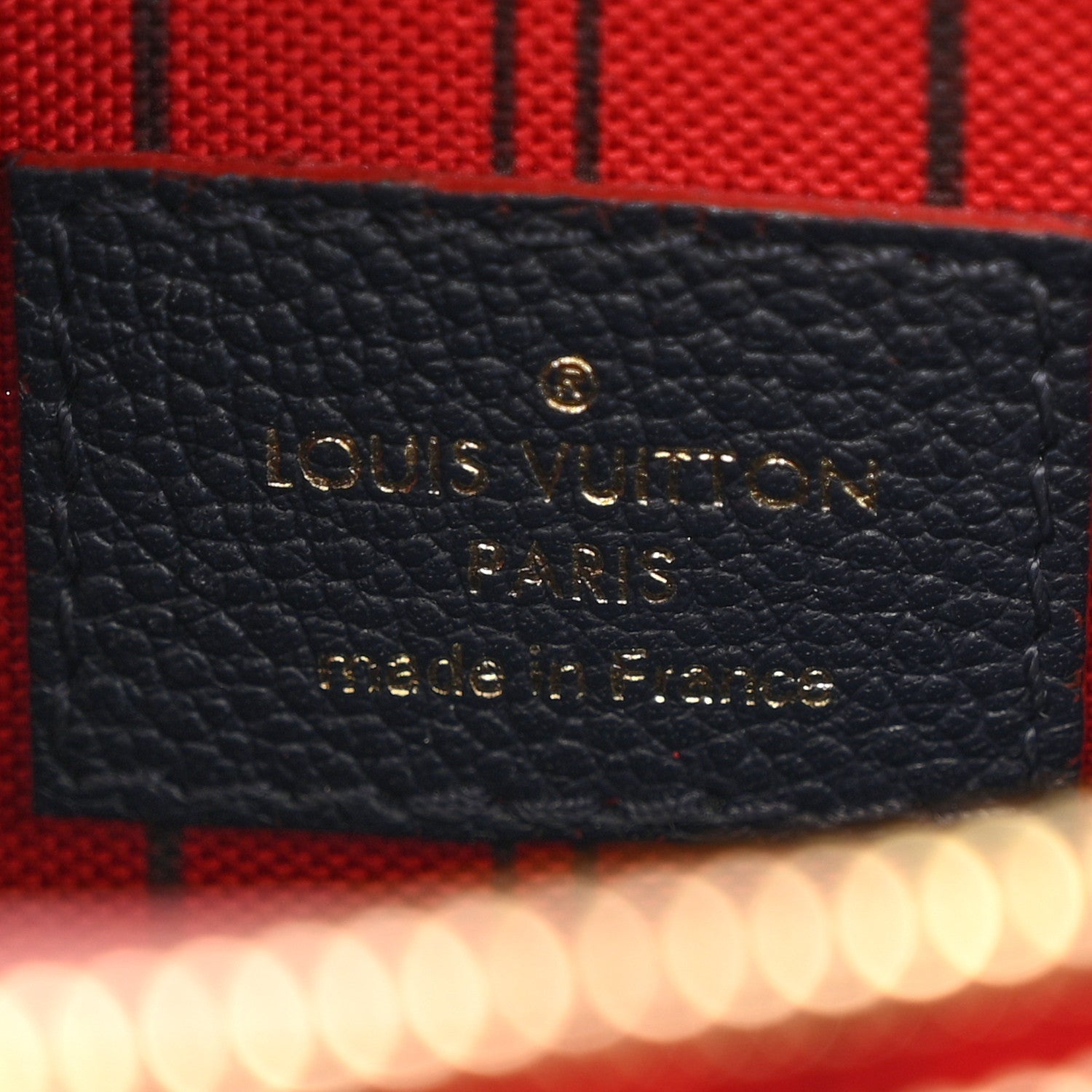 Empreinte Montaigne BB Marine Rouge