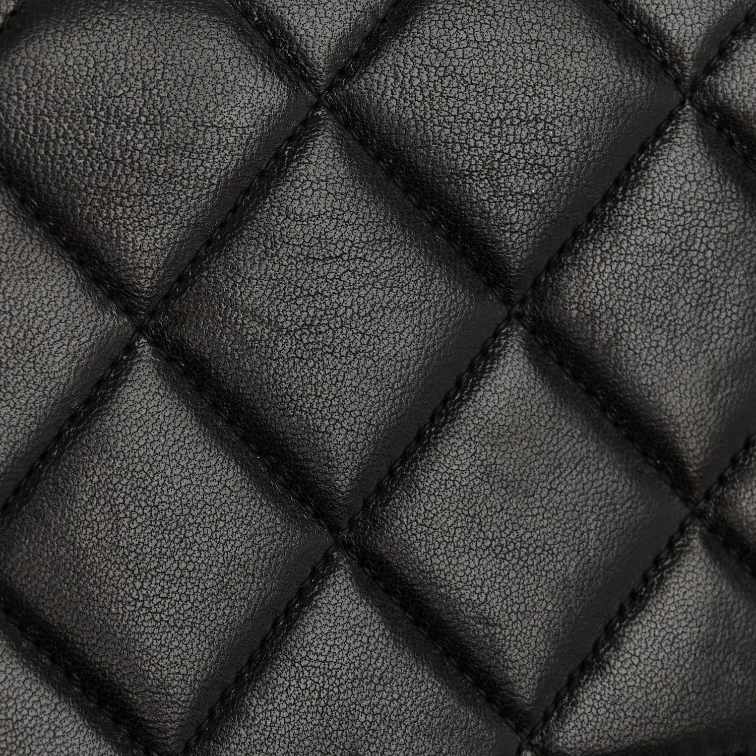 Lambskin Quilted XL Jumbo Single Flap Black