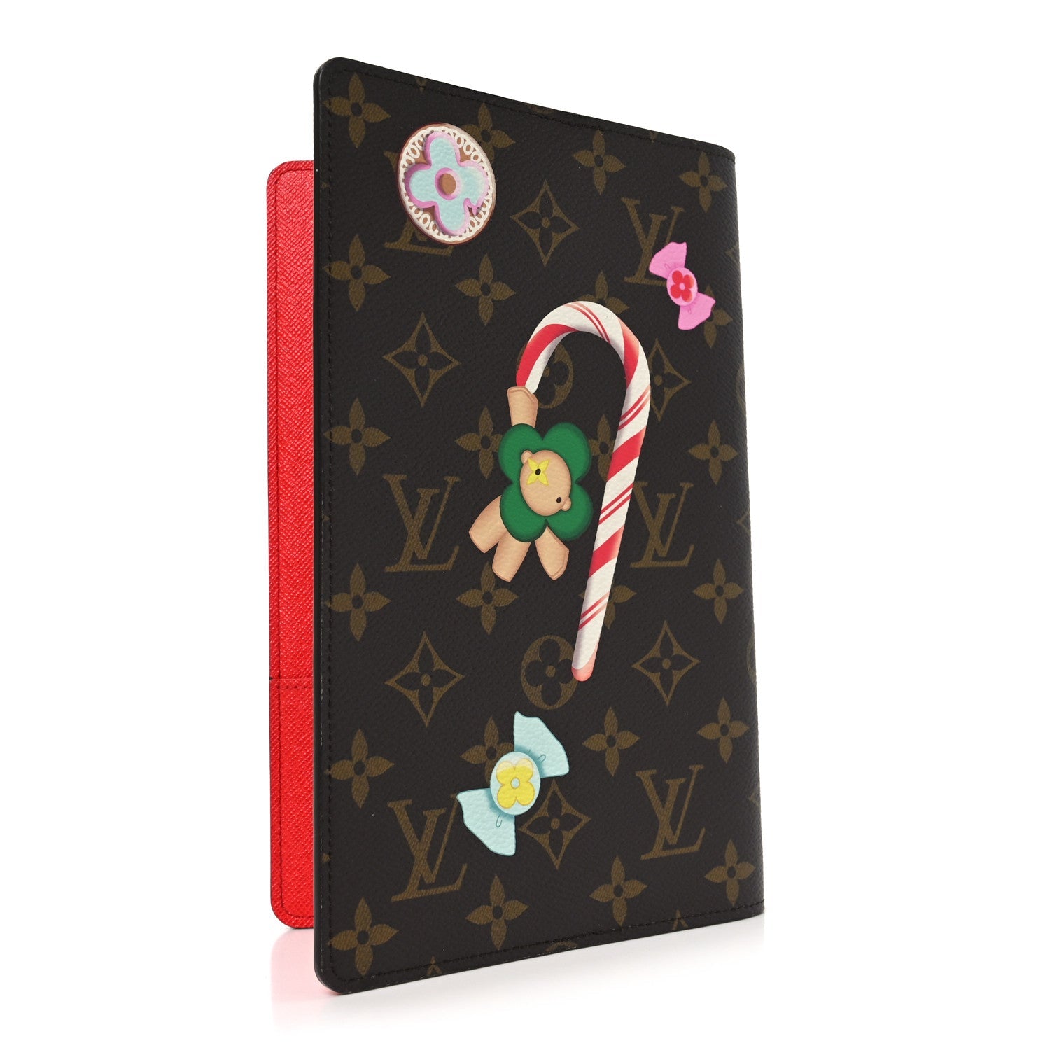 Monogram Emily Notebook Cover MM Coquelicot