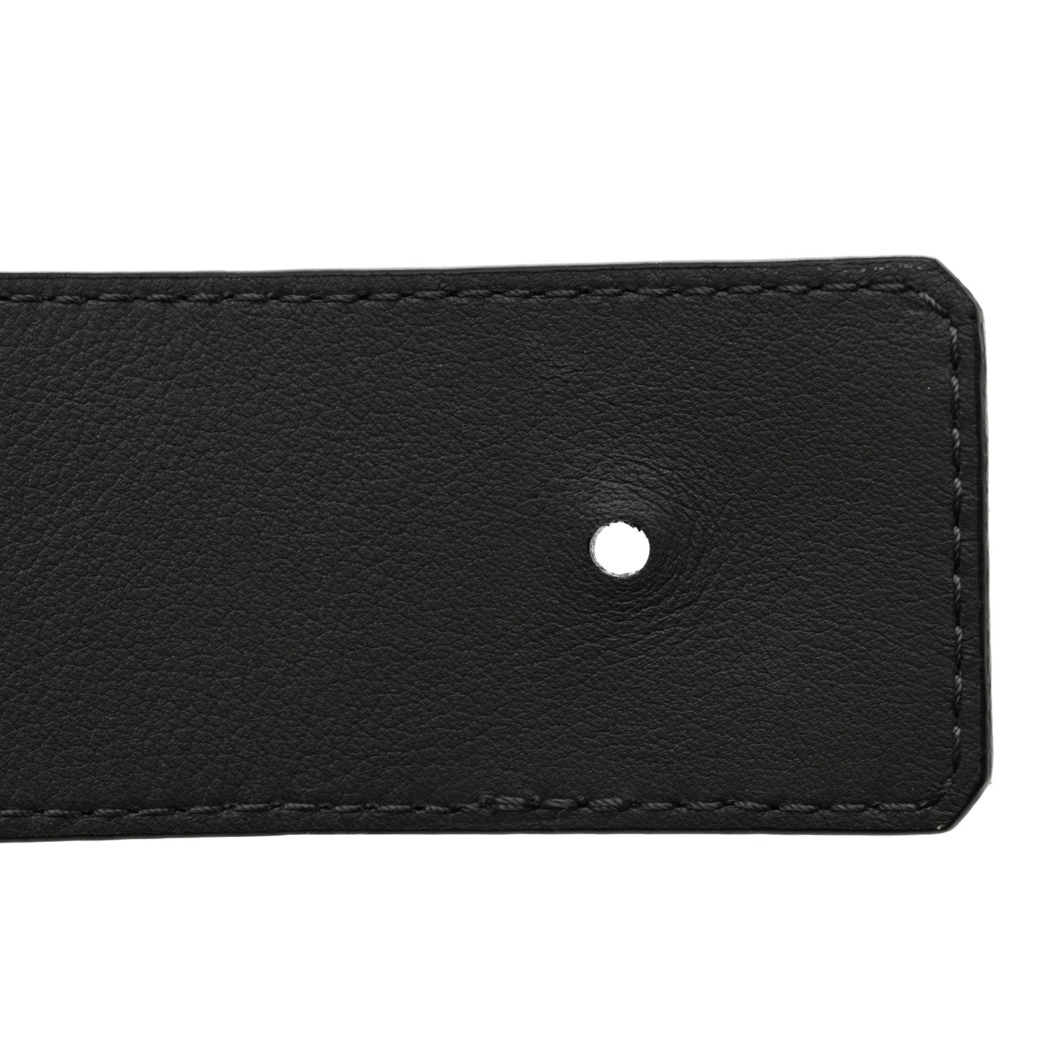 Calfskin 40mm Damier LV Initiales Reversible Belt 95 38 Gray Black