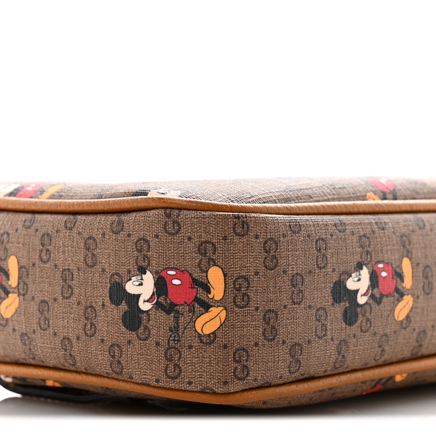X DISNEY Mini Vintage GG Supreme Monogram Mickey Mouse Small Belt Bag 90 36 Beige Vintage Sun Oil