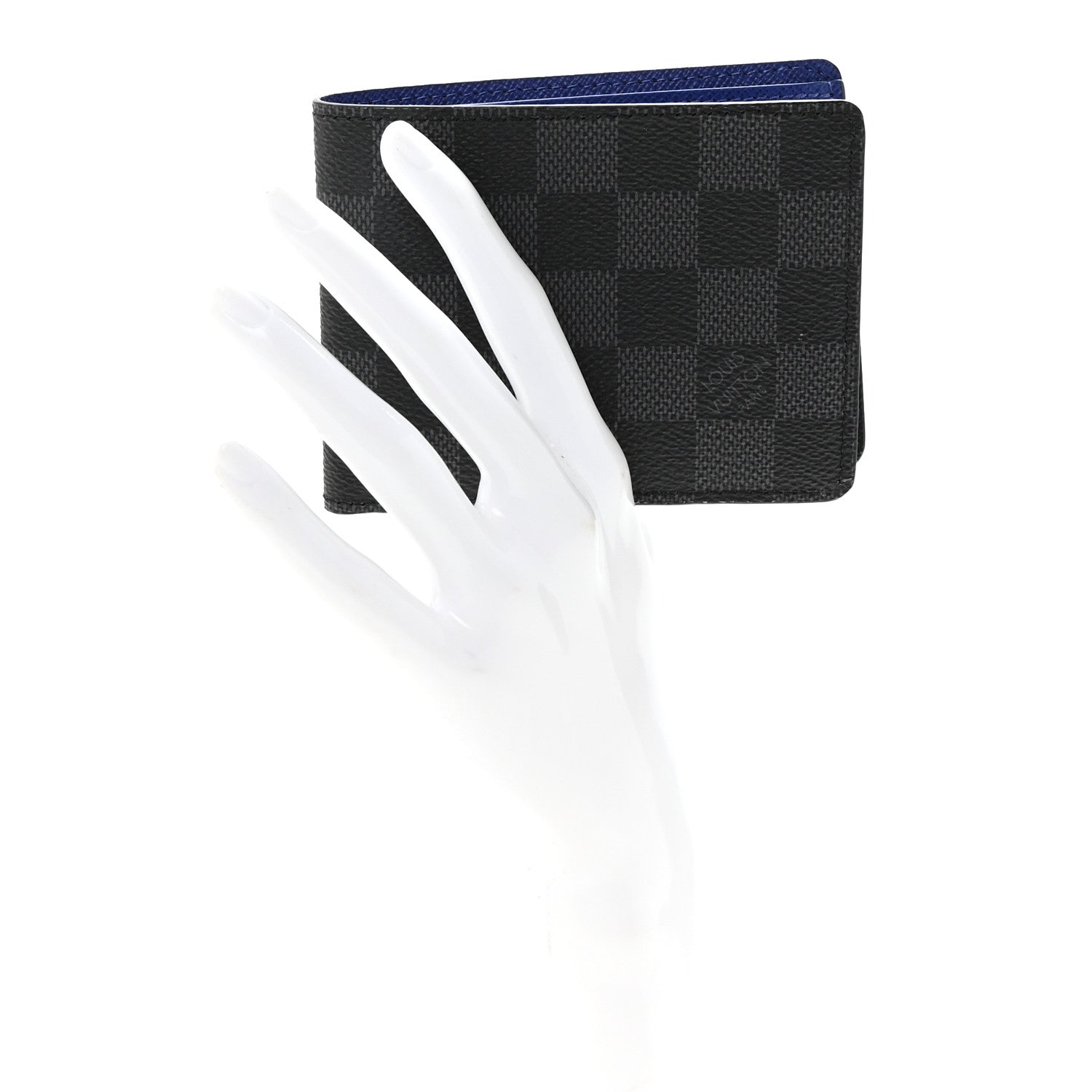 Damier Graphite Slender Wallet Blue