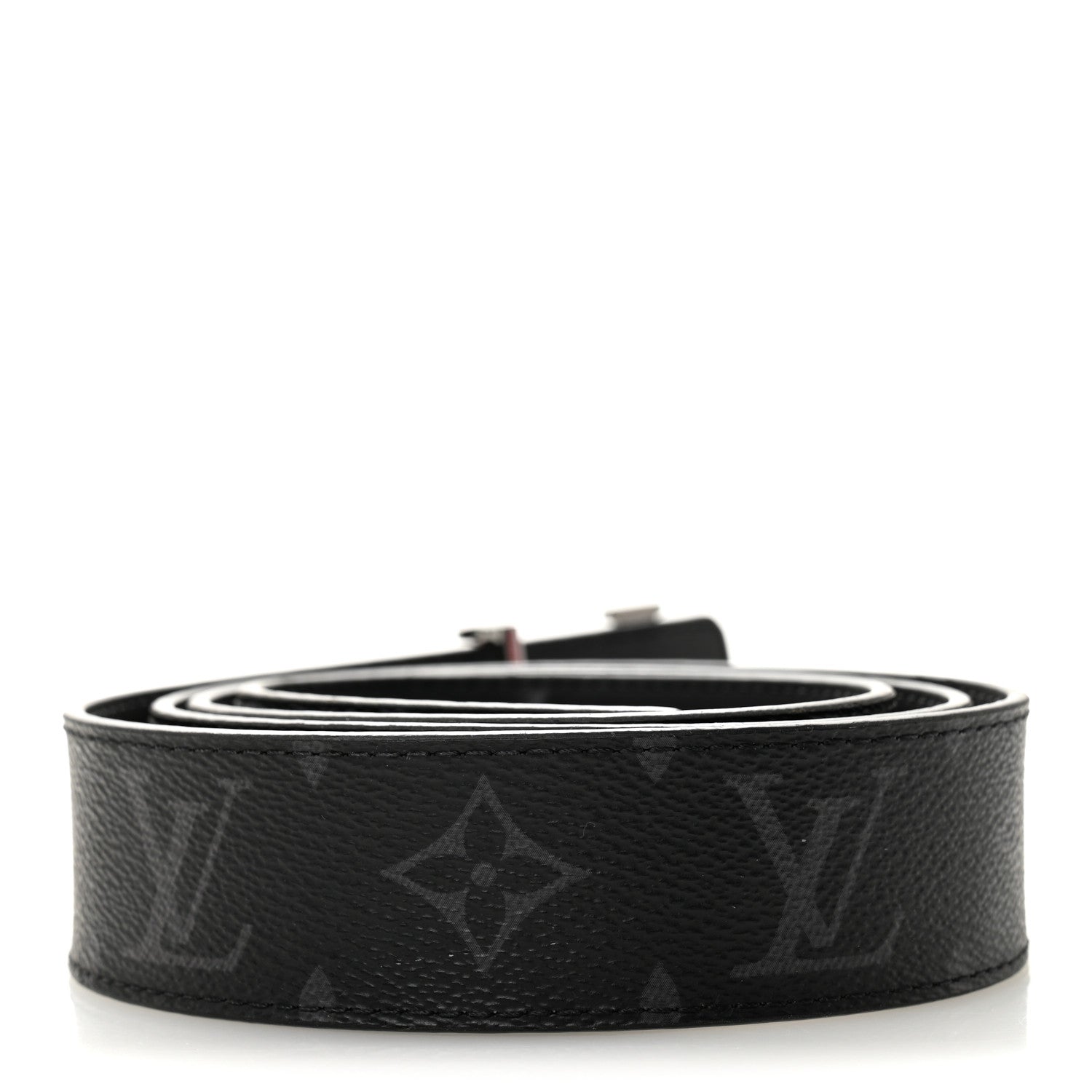 Calfskin Monogram Eclipse 35mm LV Initiales Reversible 100 40 Belt