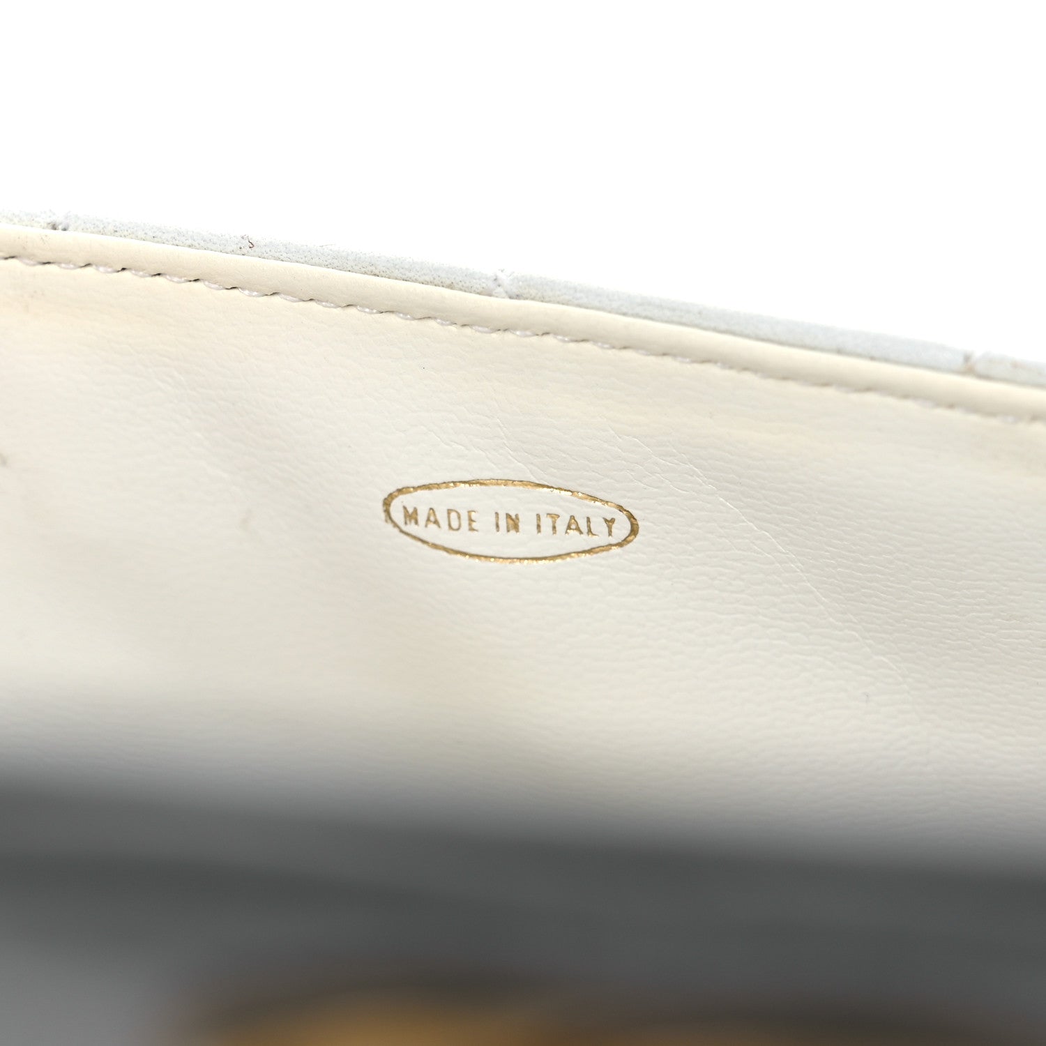 Lambskin Quilted Flap Waist Belt Bag 75 30 White