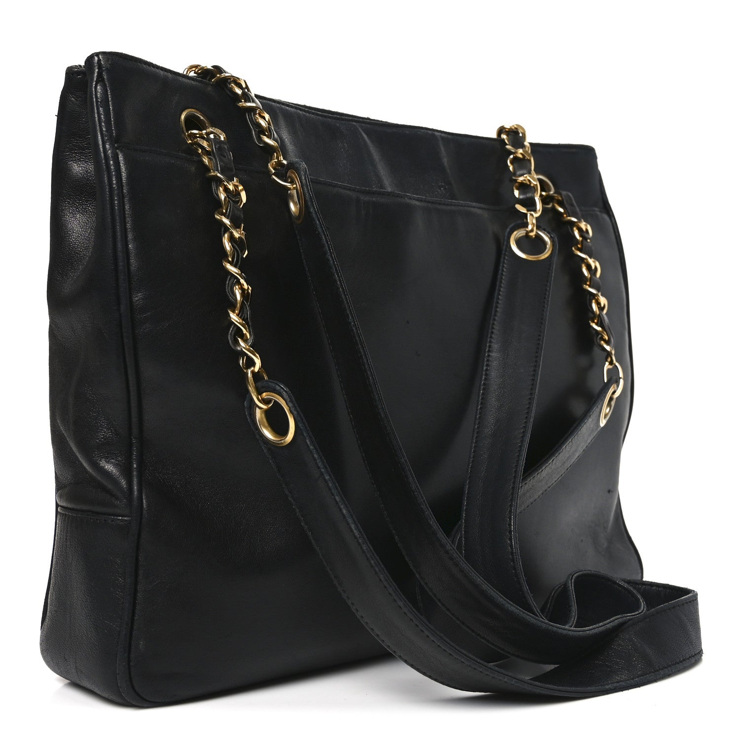 Lambskin CC Shoulder Bag Black
