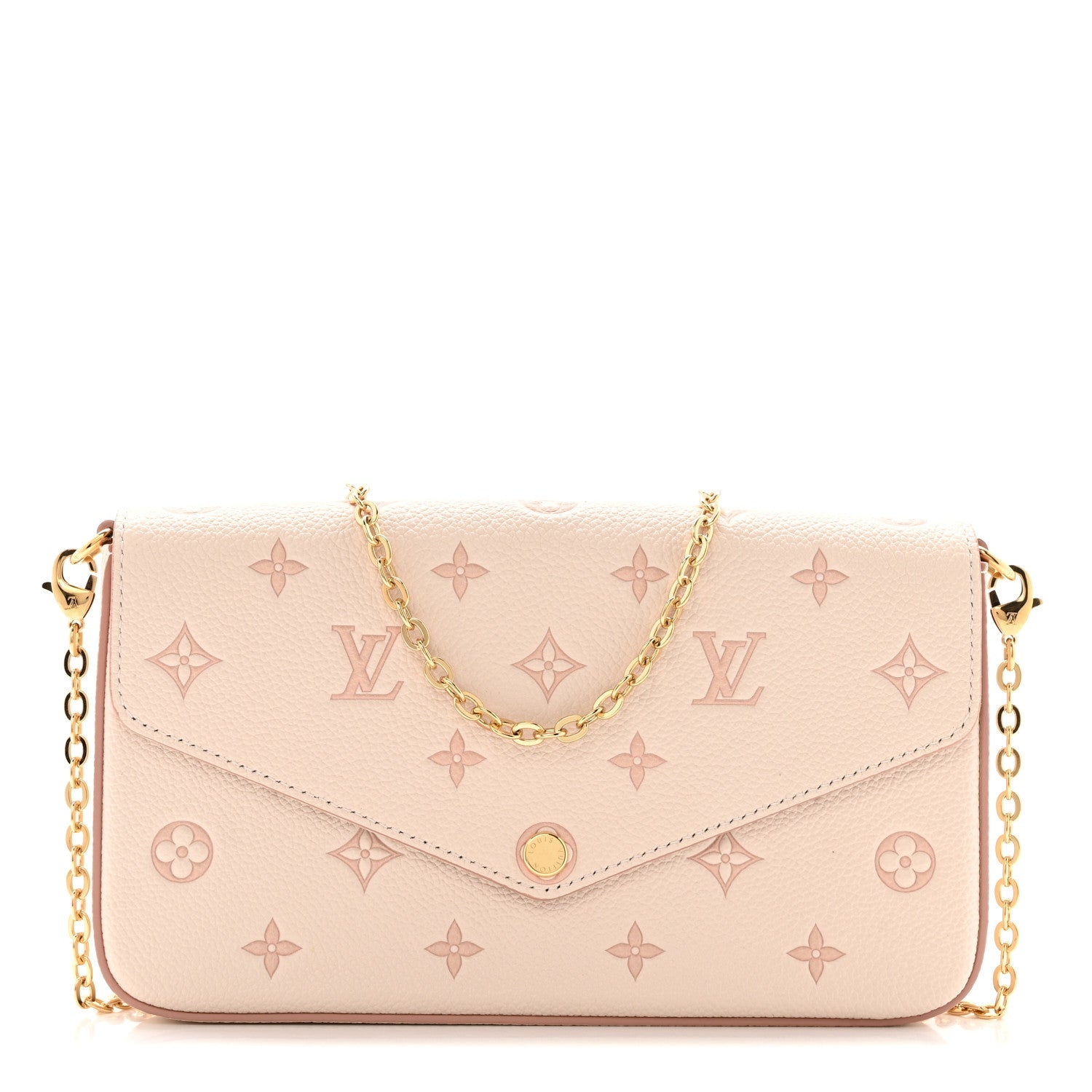 Empreinte Monogram Felicie Pochette Chain Wallet Eden