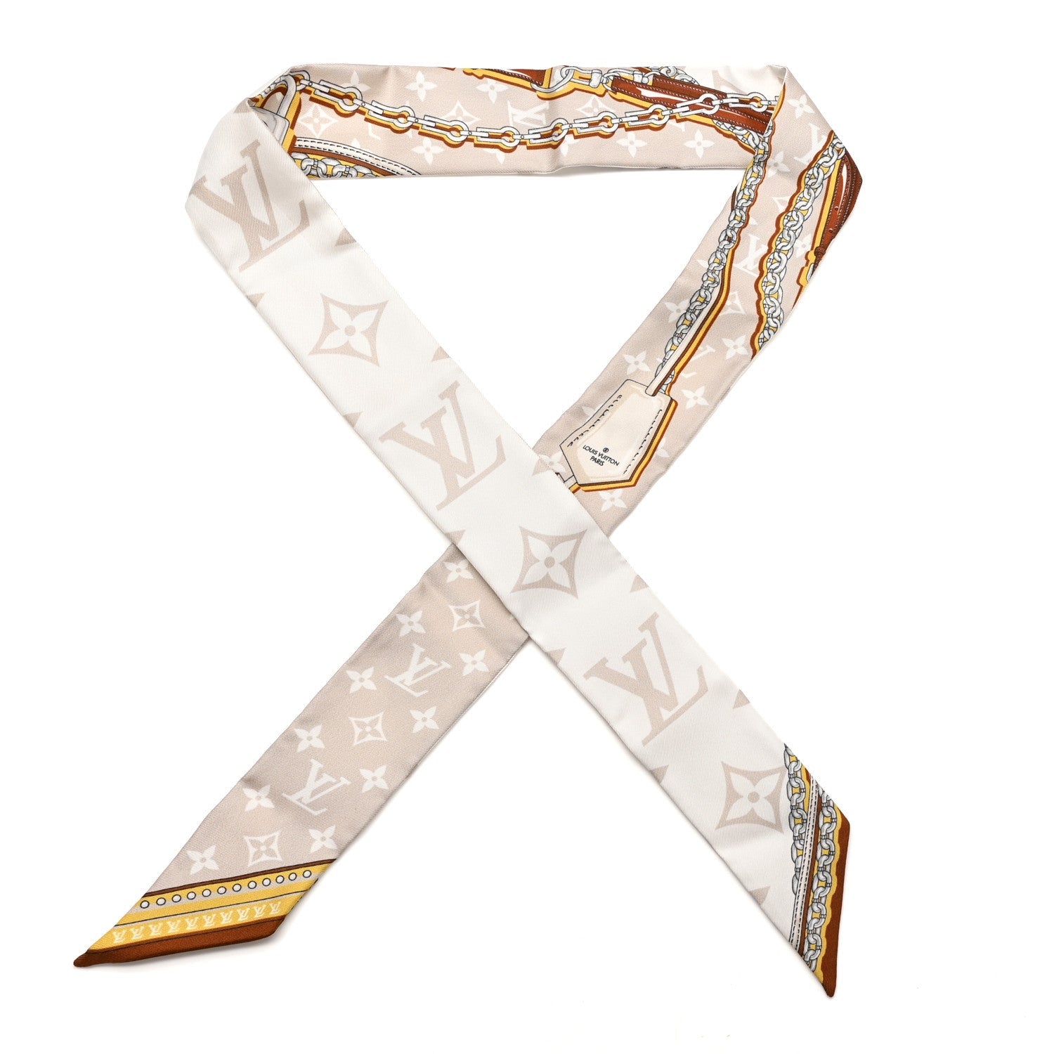 Silk Ultimate Monogram BB Bandeau Beige Clair